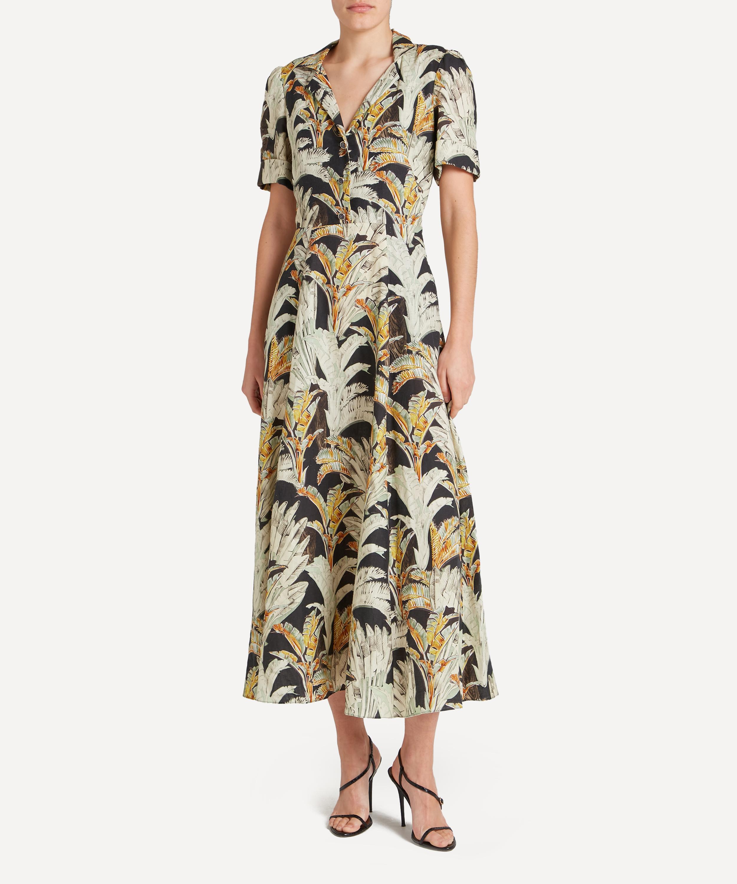 Temperley London - Baxter Linen Sleeved Shirt Dress image number 1