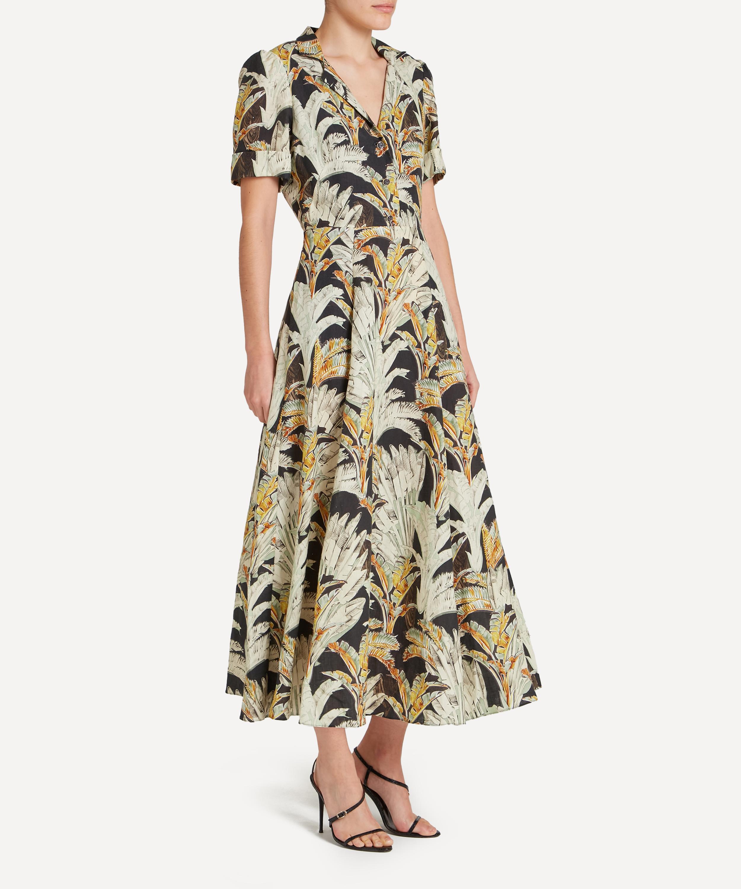 Temperley London - Baxter Linen Sleeved Shirt Dress image number 2