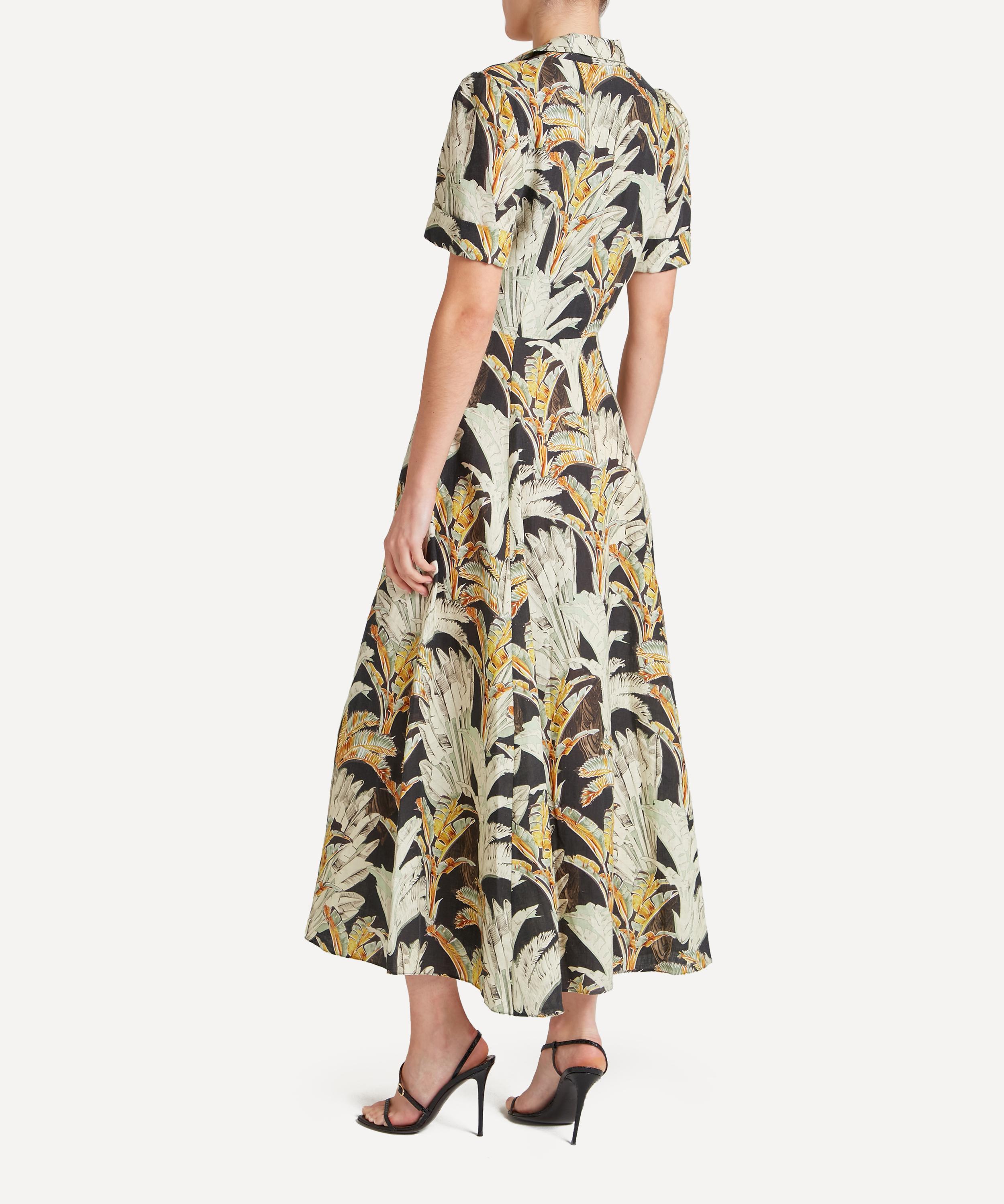 Temperley London - Baxter Linen Sleeved Shirt Dress image number 3