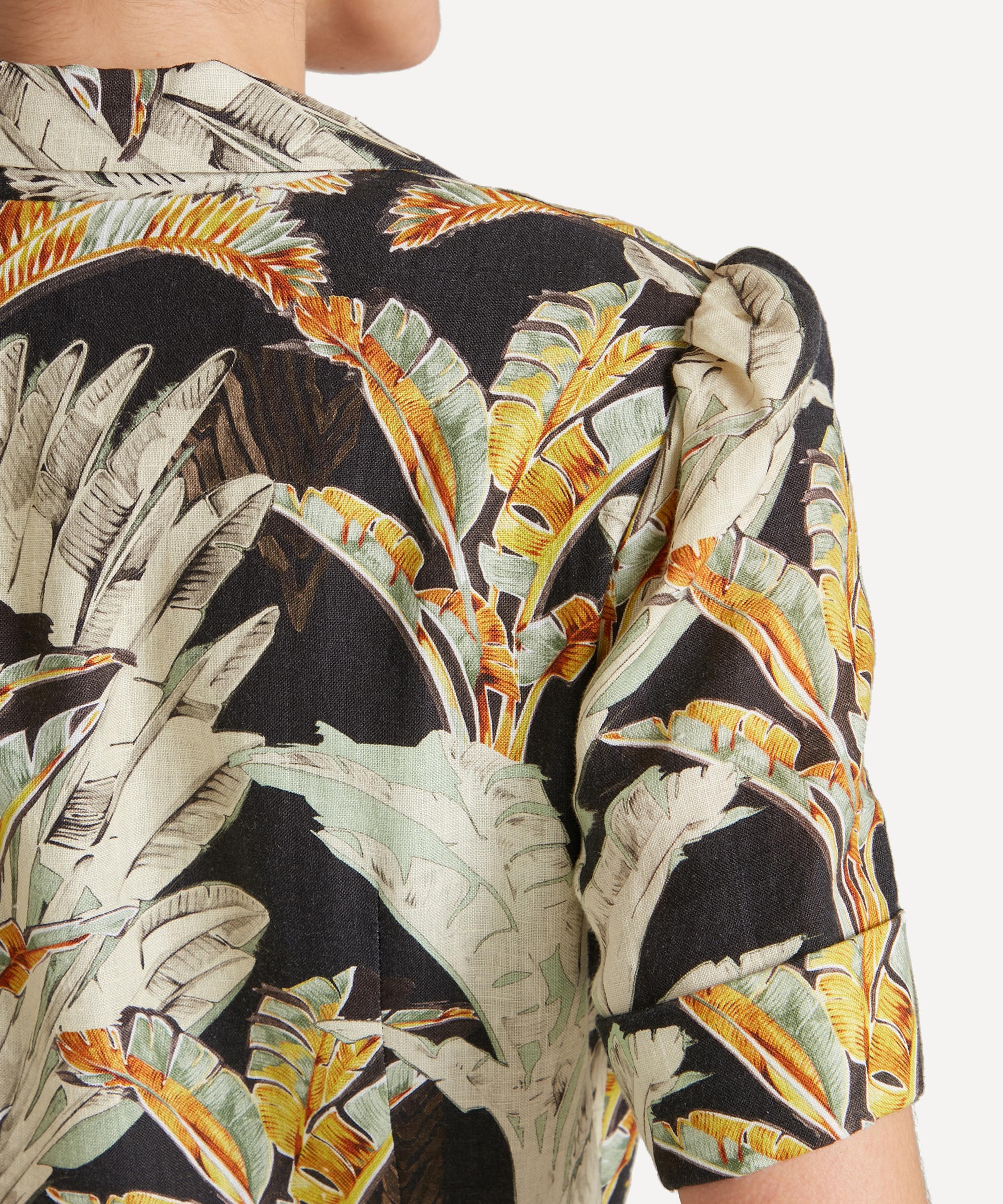 Temperley London - Baxter Linen Sleeved Shirt Dress image number 6
