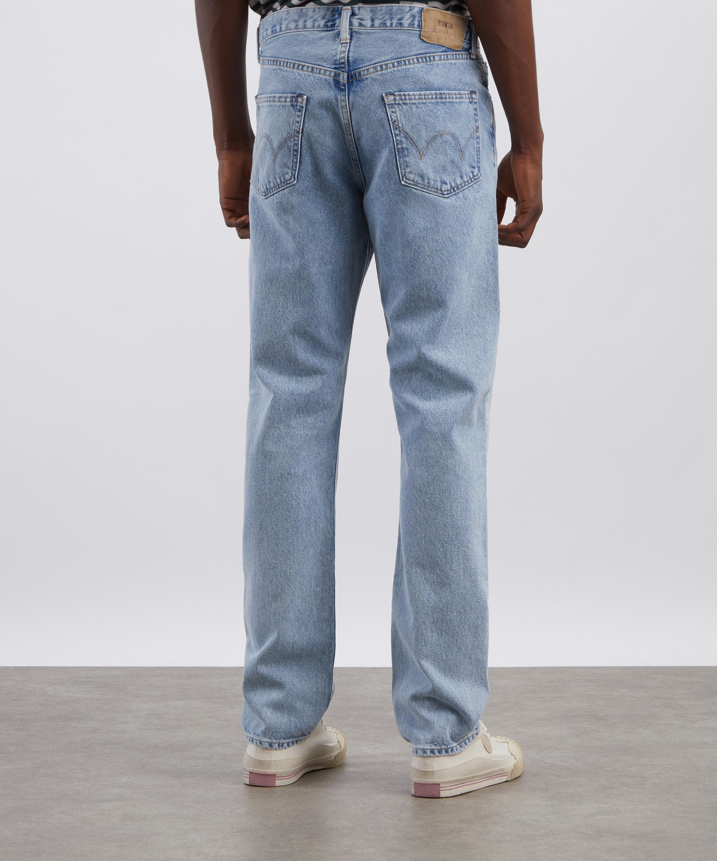 Edwin - Regular Straight Jeans in Light Used Wash image number 3