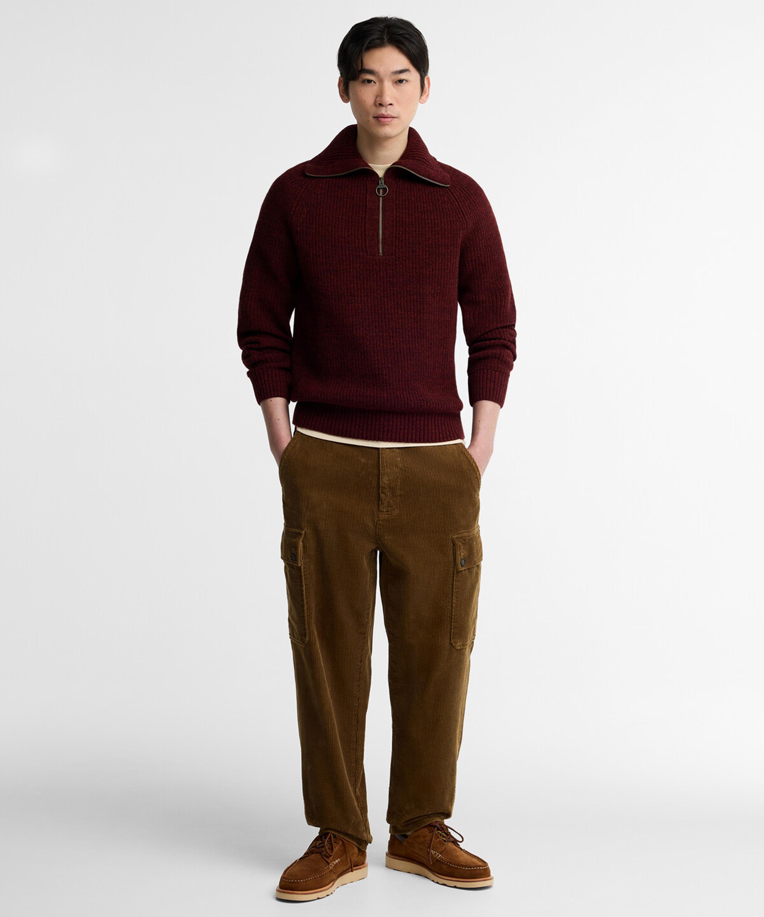 Barbour - Riggbay Knitted Half-Zip Jumper image number 3