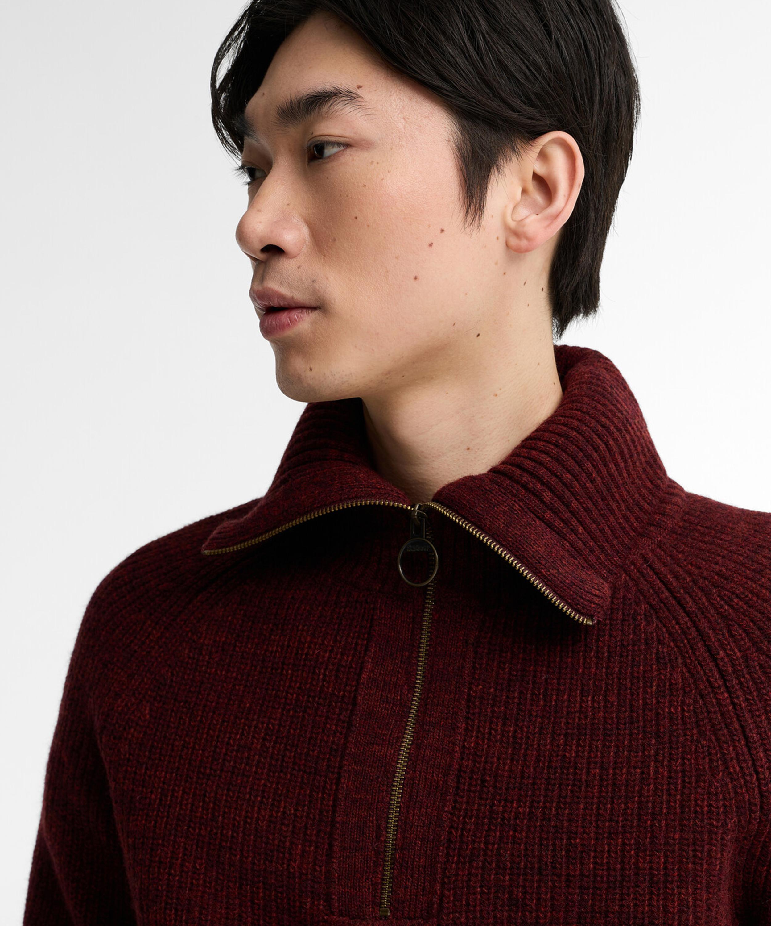 Barbour - Riggbay Knitted Half-Zip Jumper image number 4