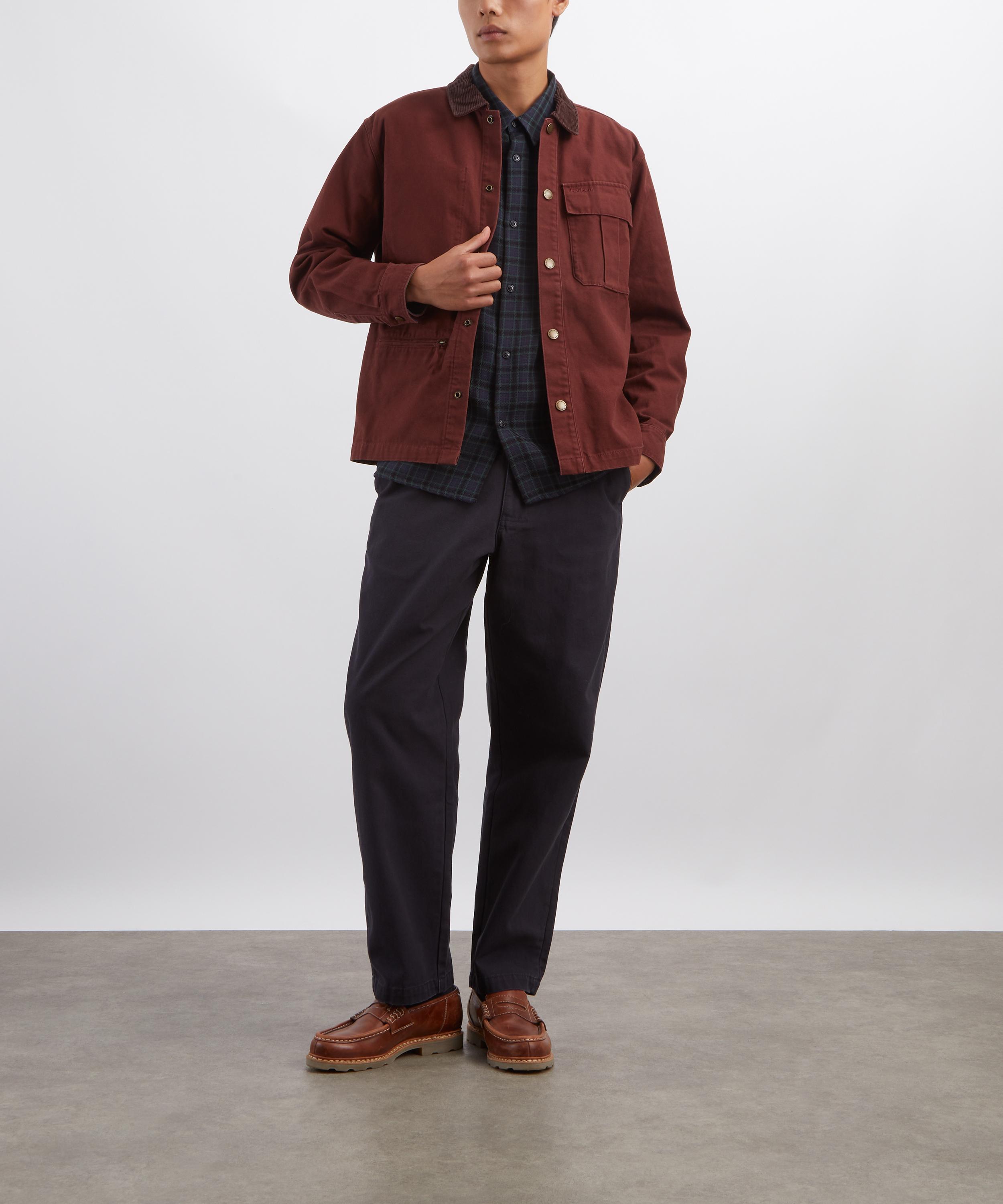 Barbour - Ursula Oversized Overshirt in Chestnut image number 1