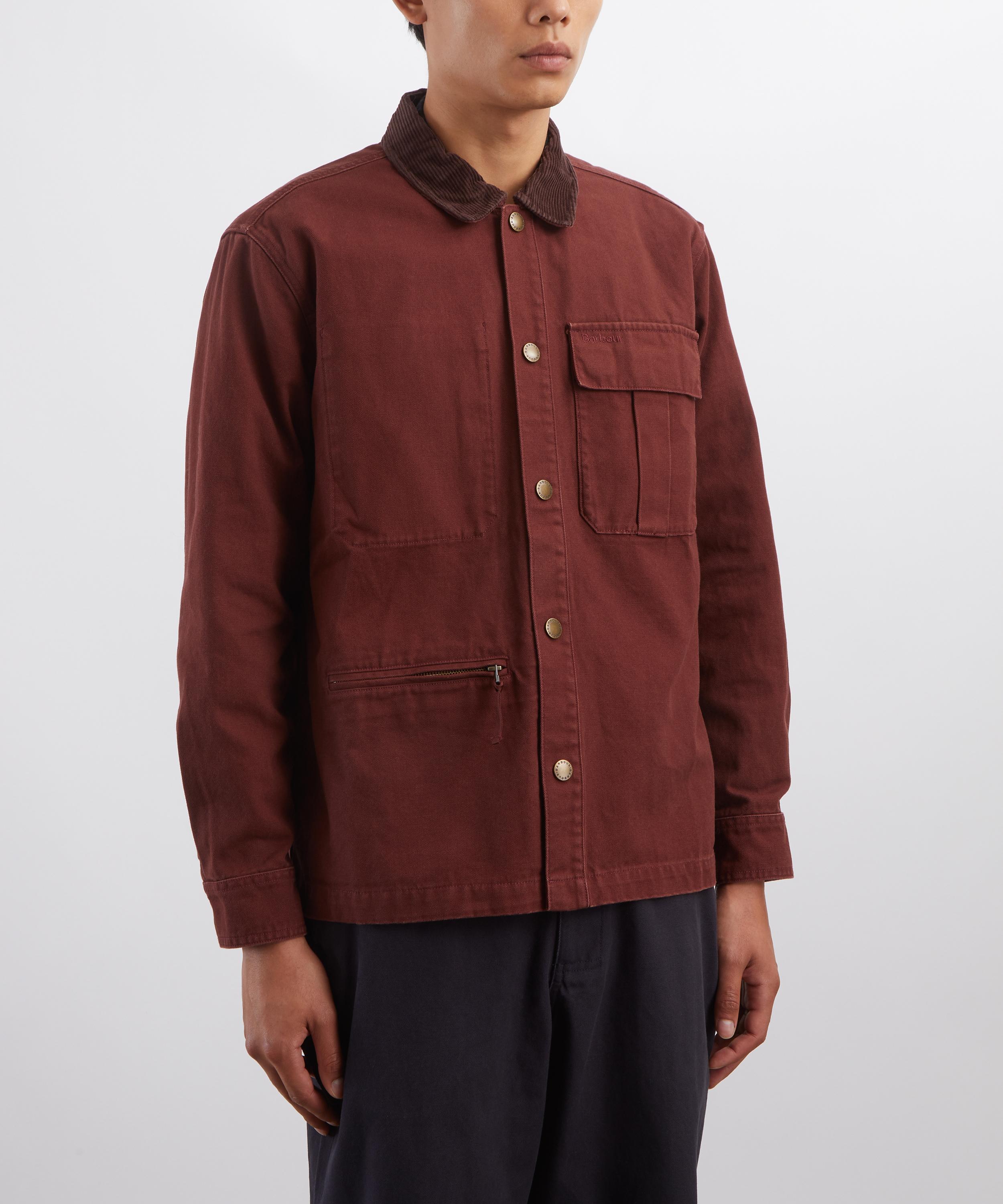 Barbour - Ursula Oversized Overshirt in Chestnut image number 2