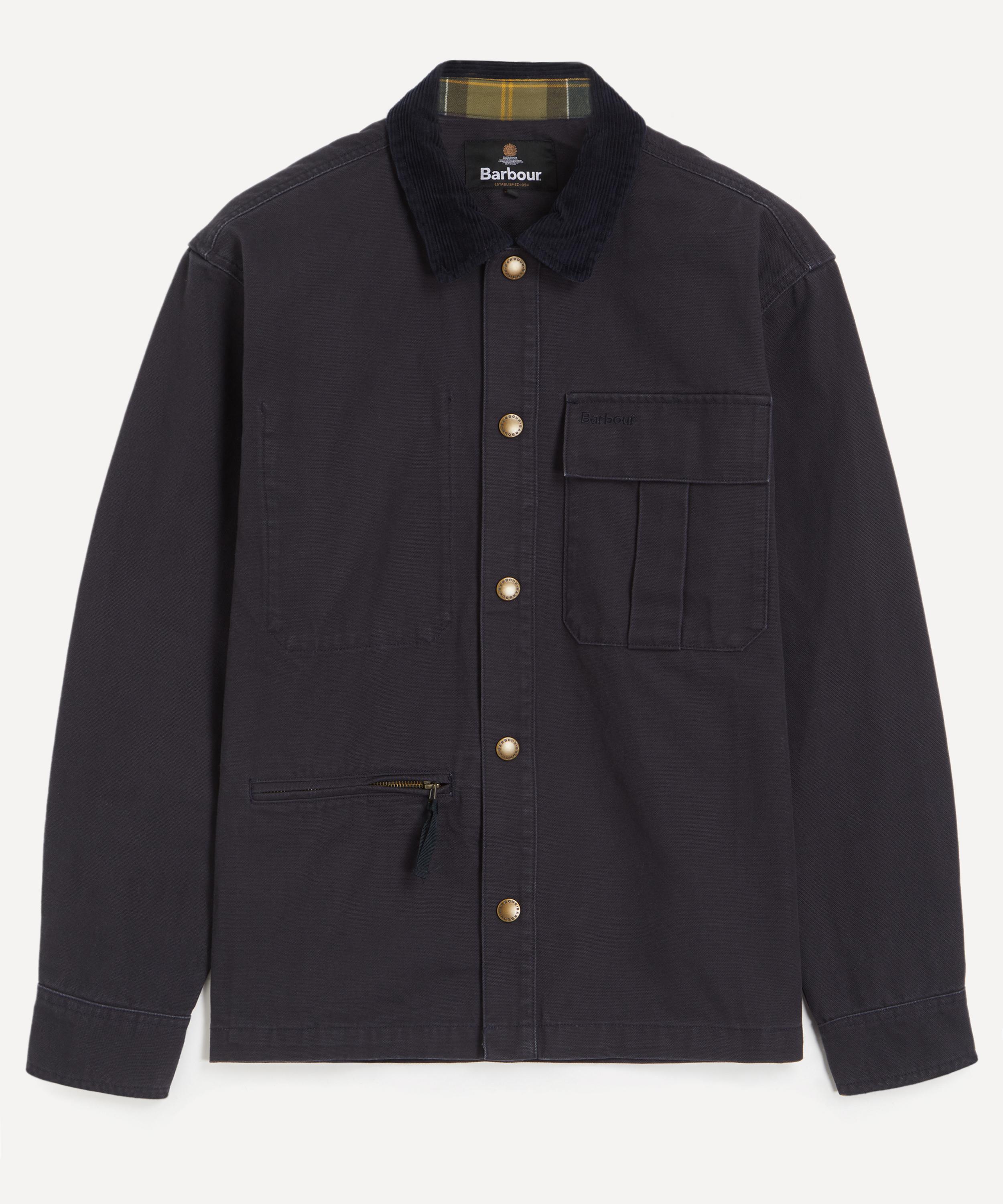 Barbour - Ursula Oversized Overshirt in Dark Navy
