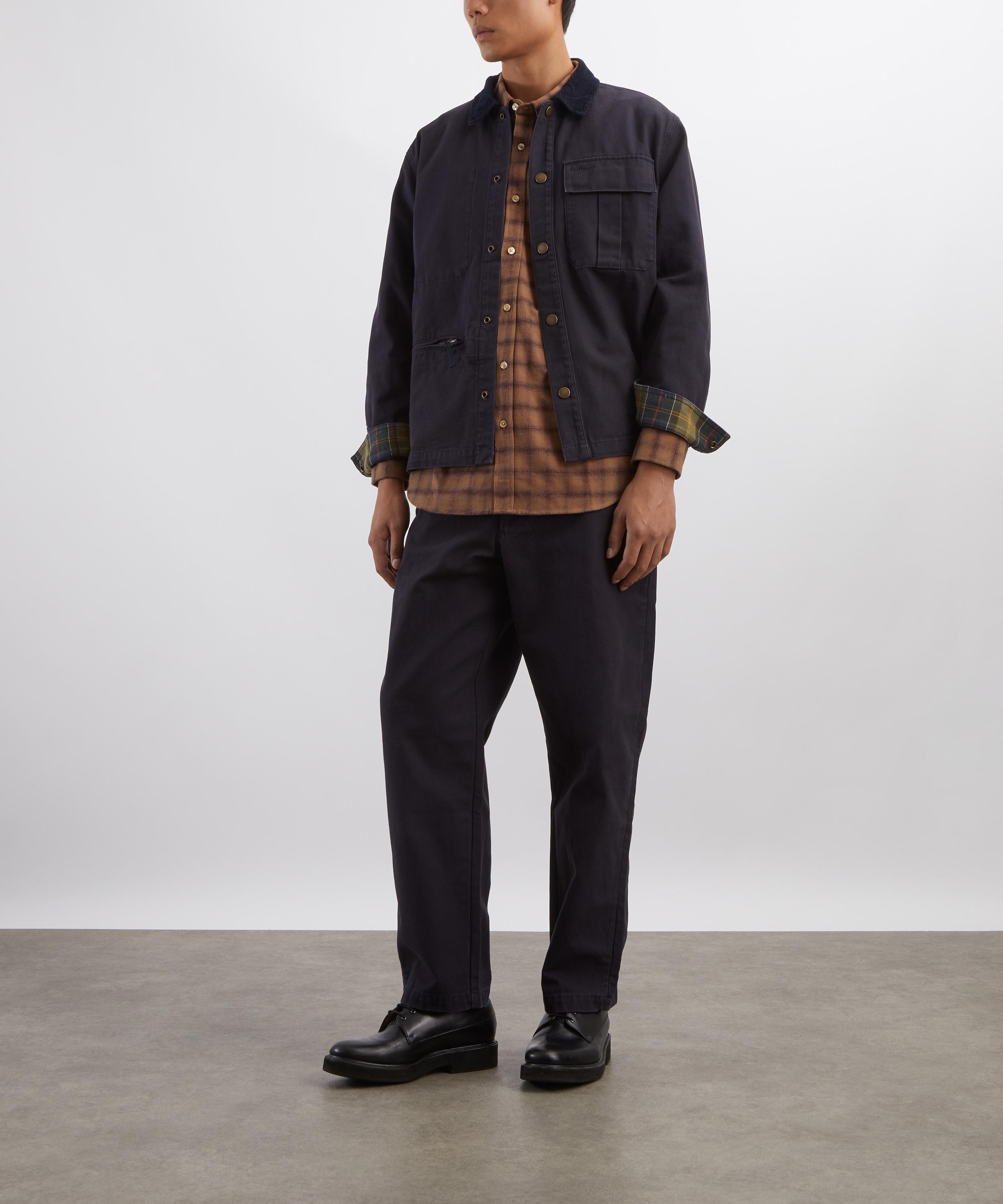 Barbour - Ursula Oversized Overshirt in Dark Navy image number 1