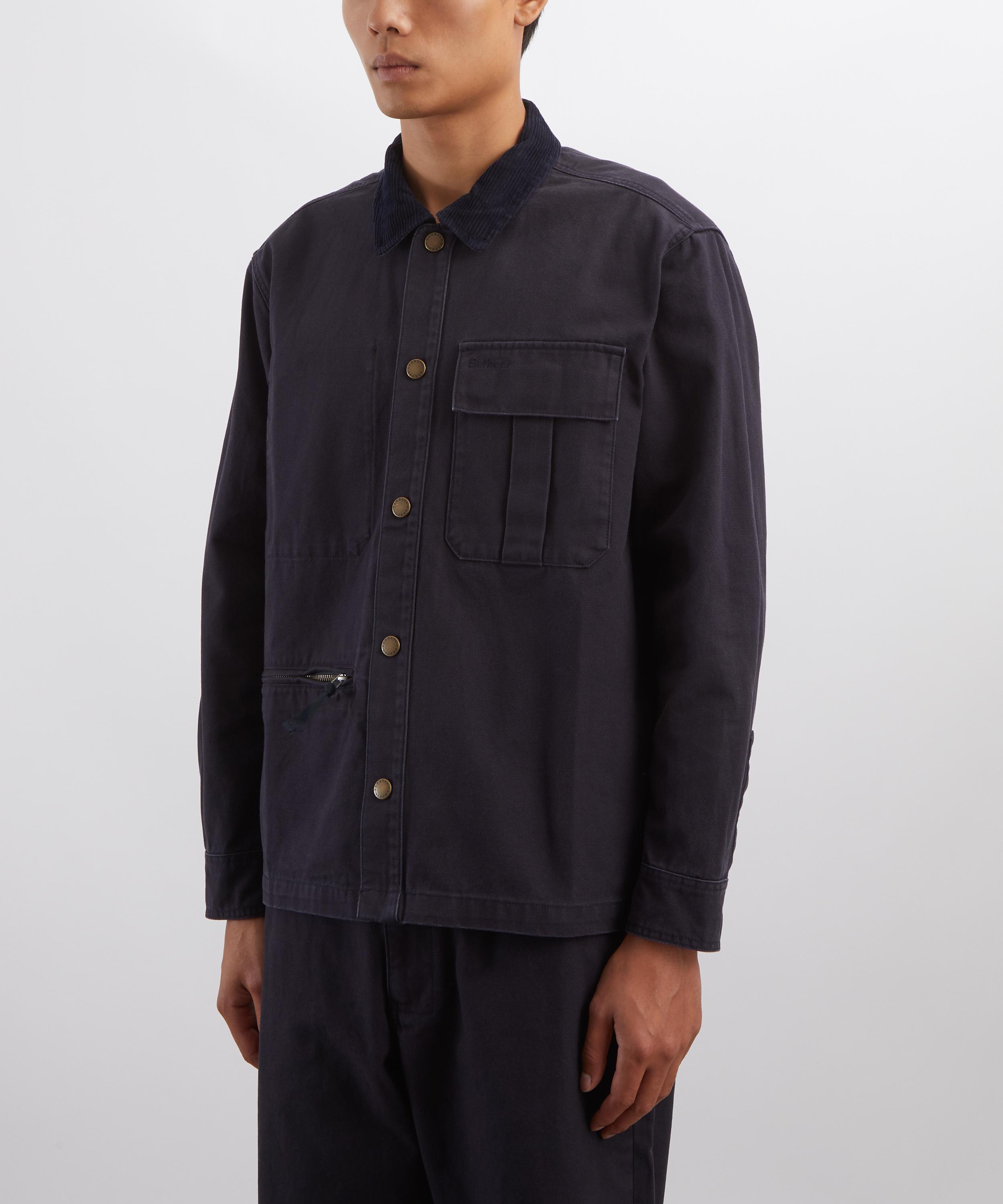 Barbour - Ursula Oversized Overshirt in Dark Navy image number 2