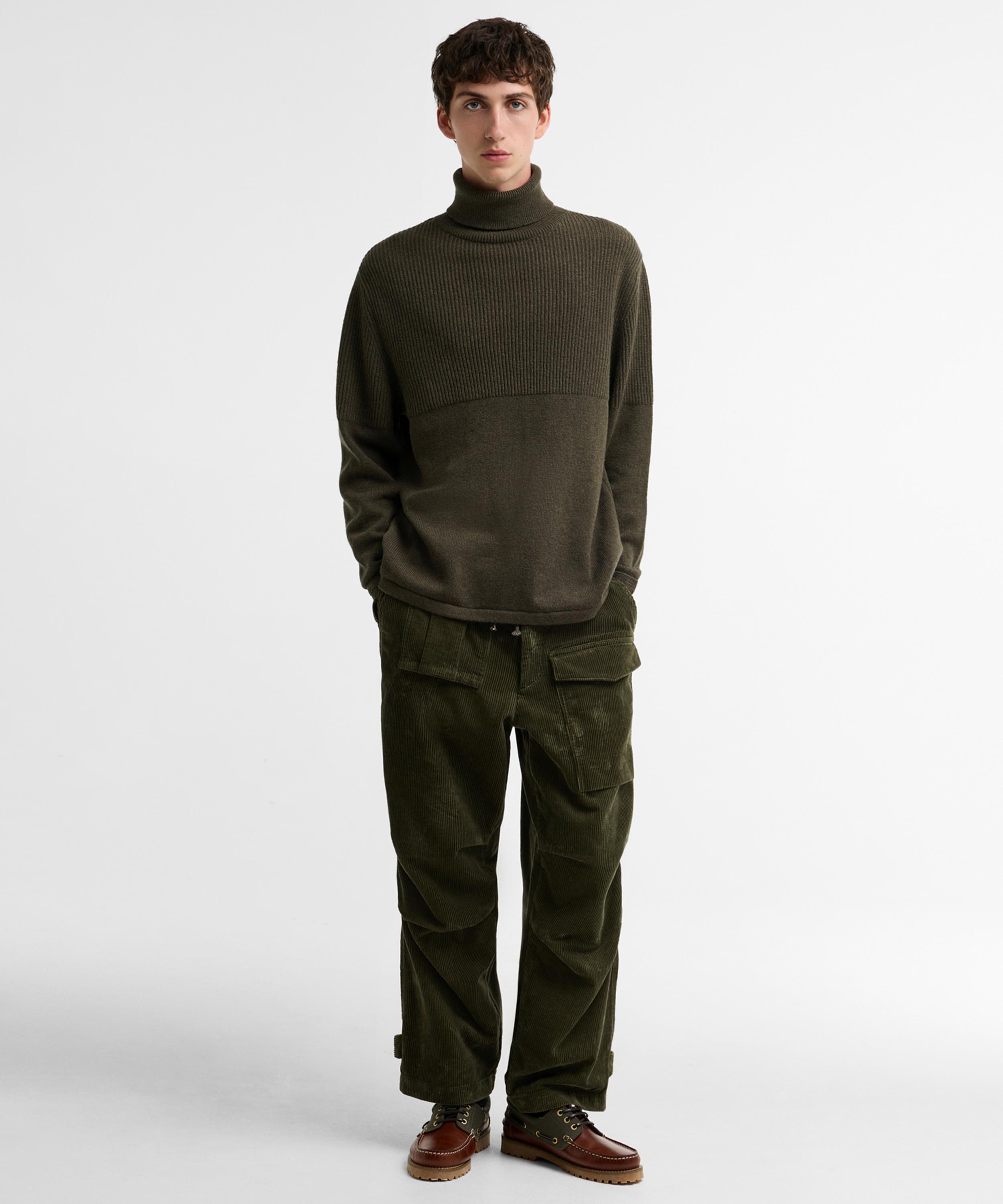 Barbour - Barbour x Norbit Funnel-Neck Jumper image number 4