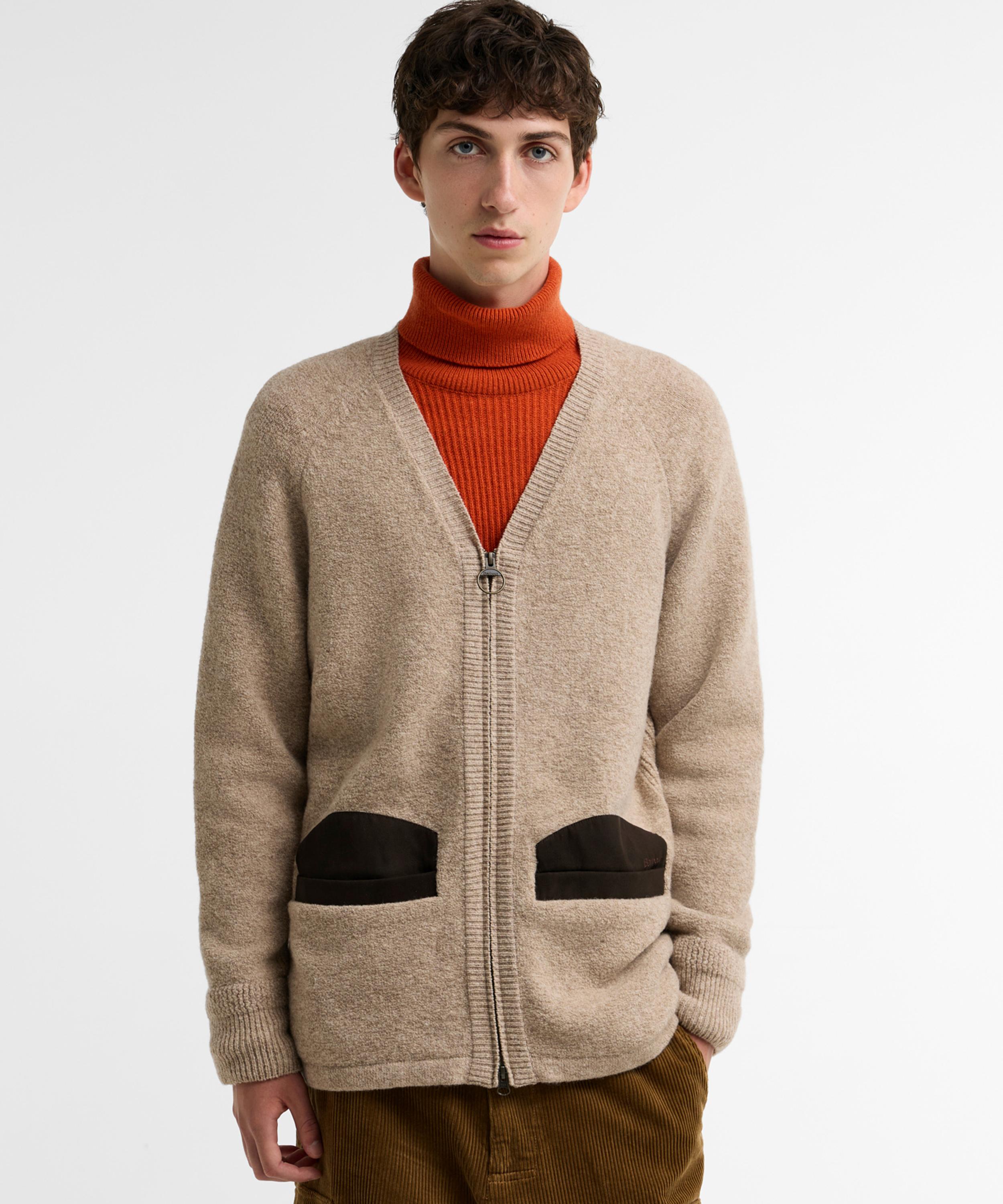 Barbour - Barbour x Norbit Boucl&eacute; Cardigan image number 1