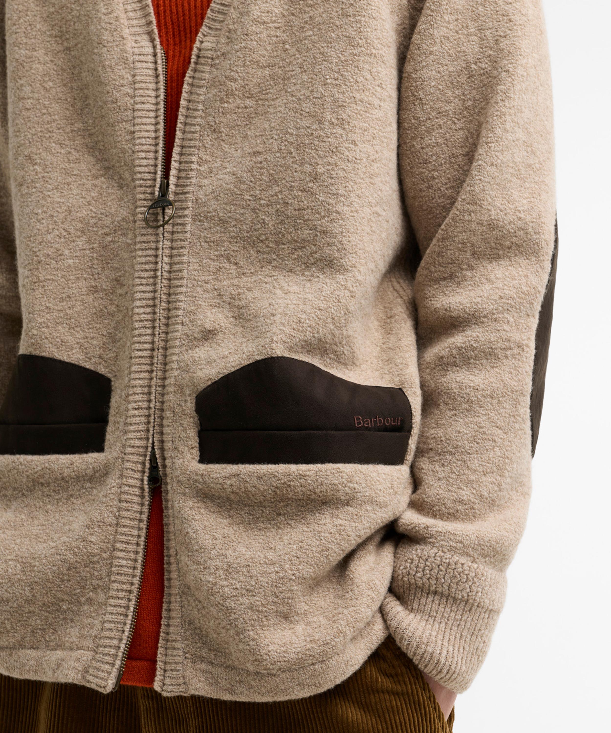 Barbour - Barbour x Norbit Boucl&eacute; Cardigan image number 3