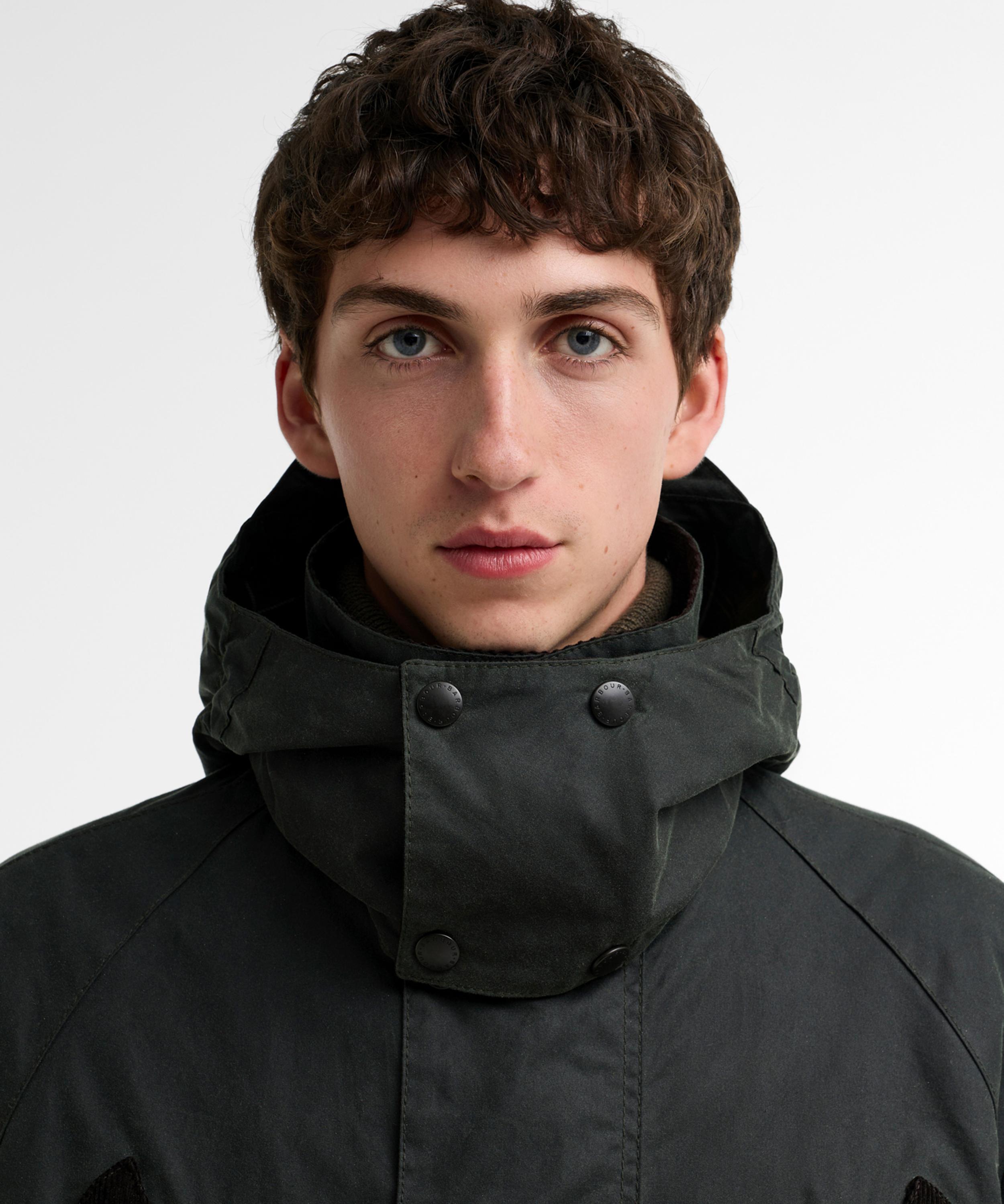 Barbour - Barbour x Norbit Long Wax Jacket image number 7