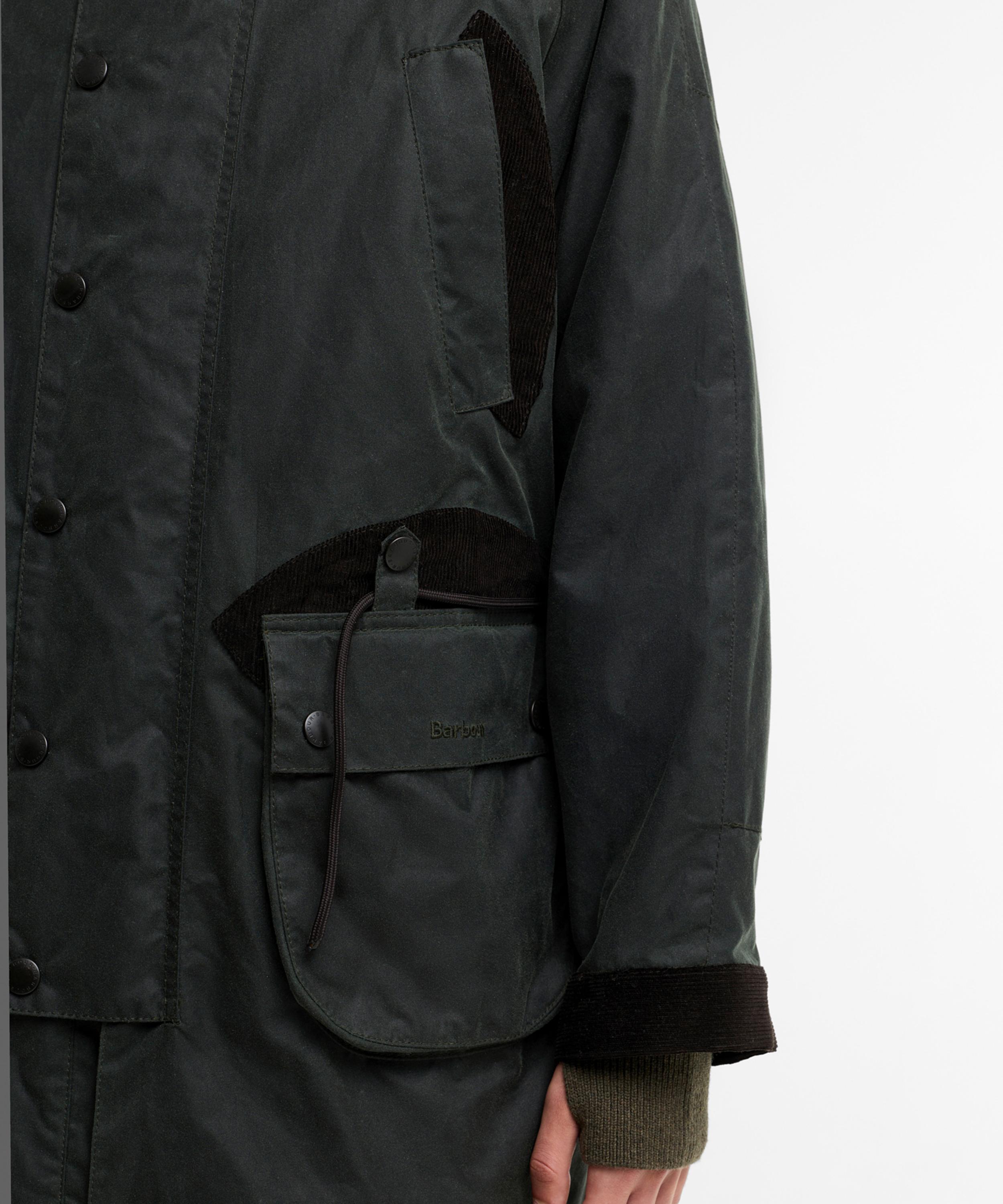 Barbour - Barbour x Norbit Long Wax Jacket image number 8