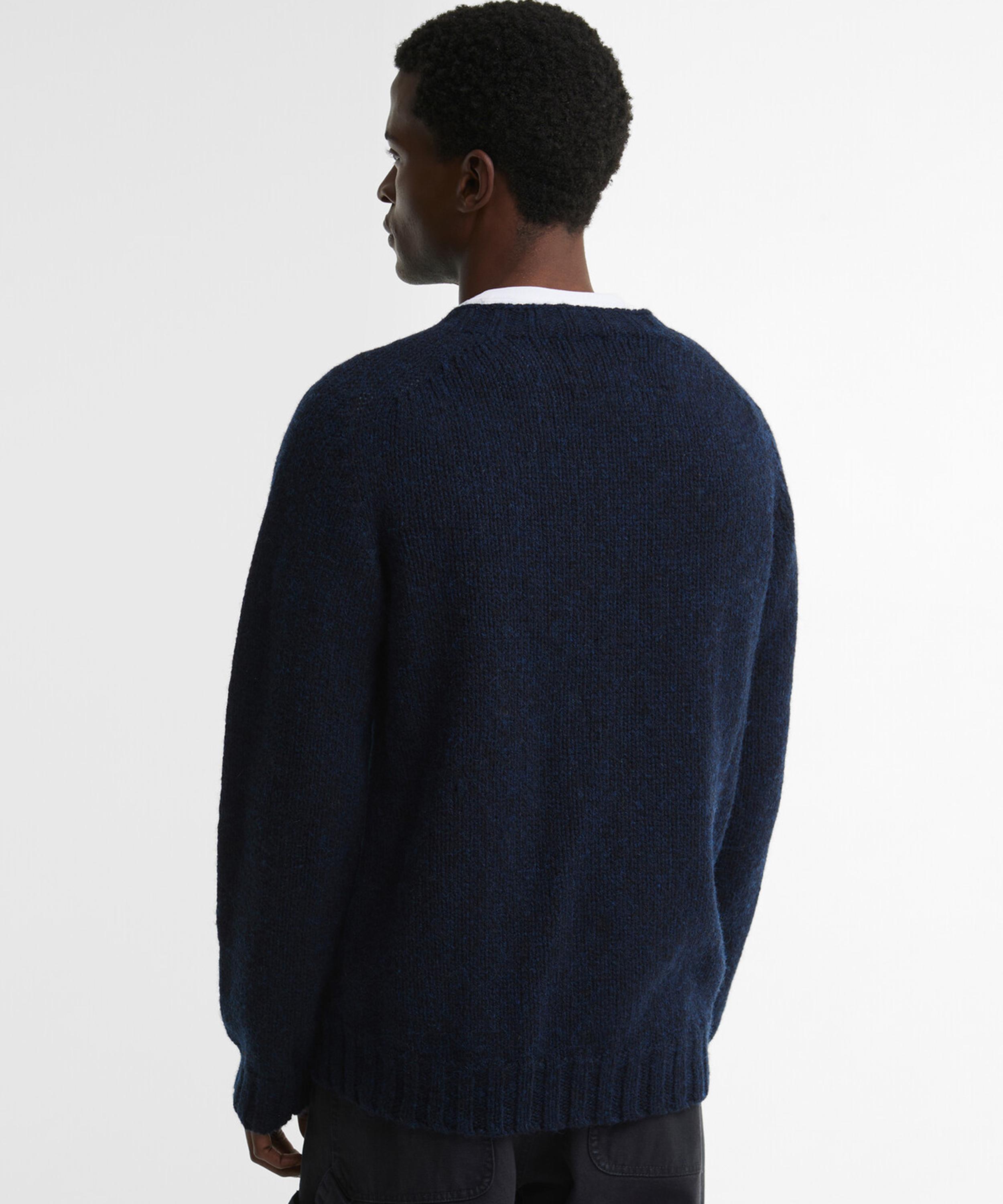 Barbour - Natural Yarn Cable Crew Jumper image number 2