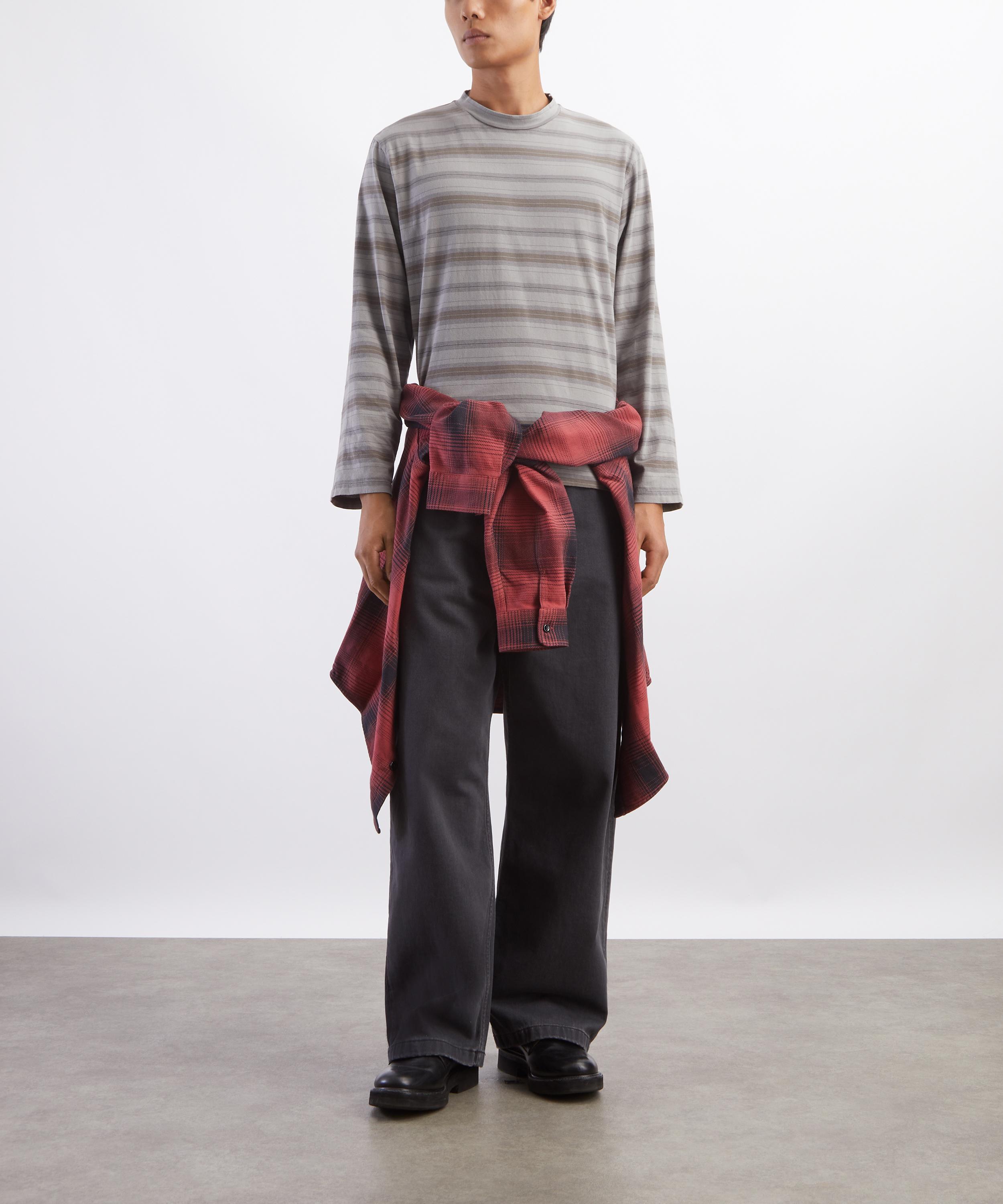 Our Legacy - Box Striped Cotton Jersey T-Shirt image number 1