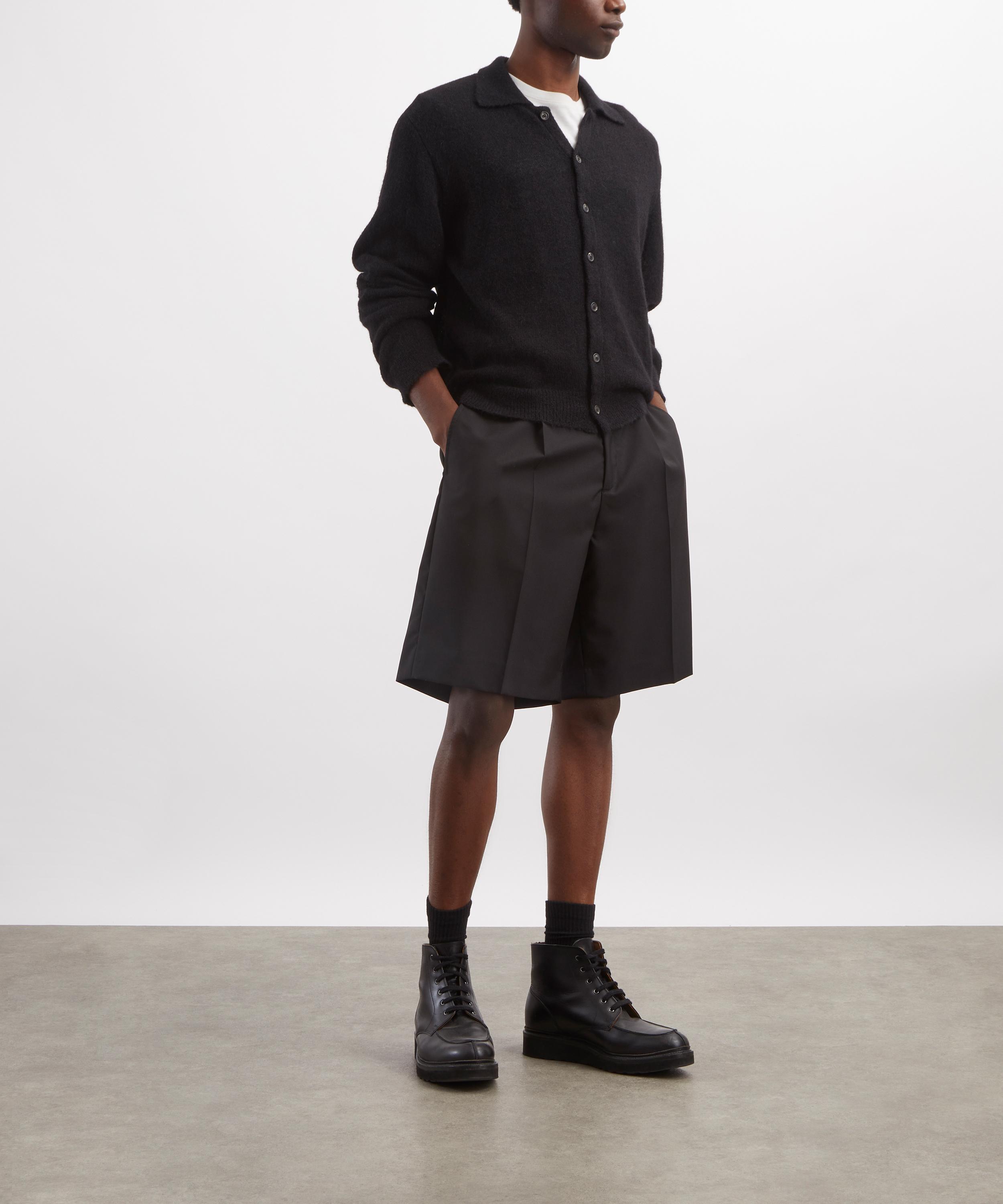 Our Legacy - Black Fuzz Alpaca Evening Polo image number 1