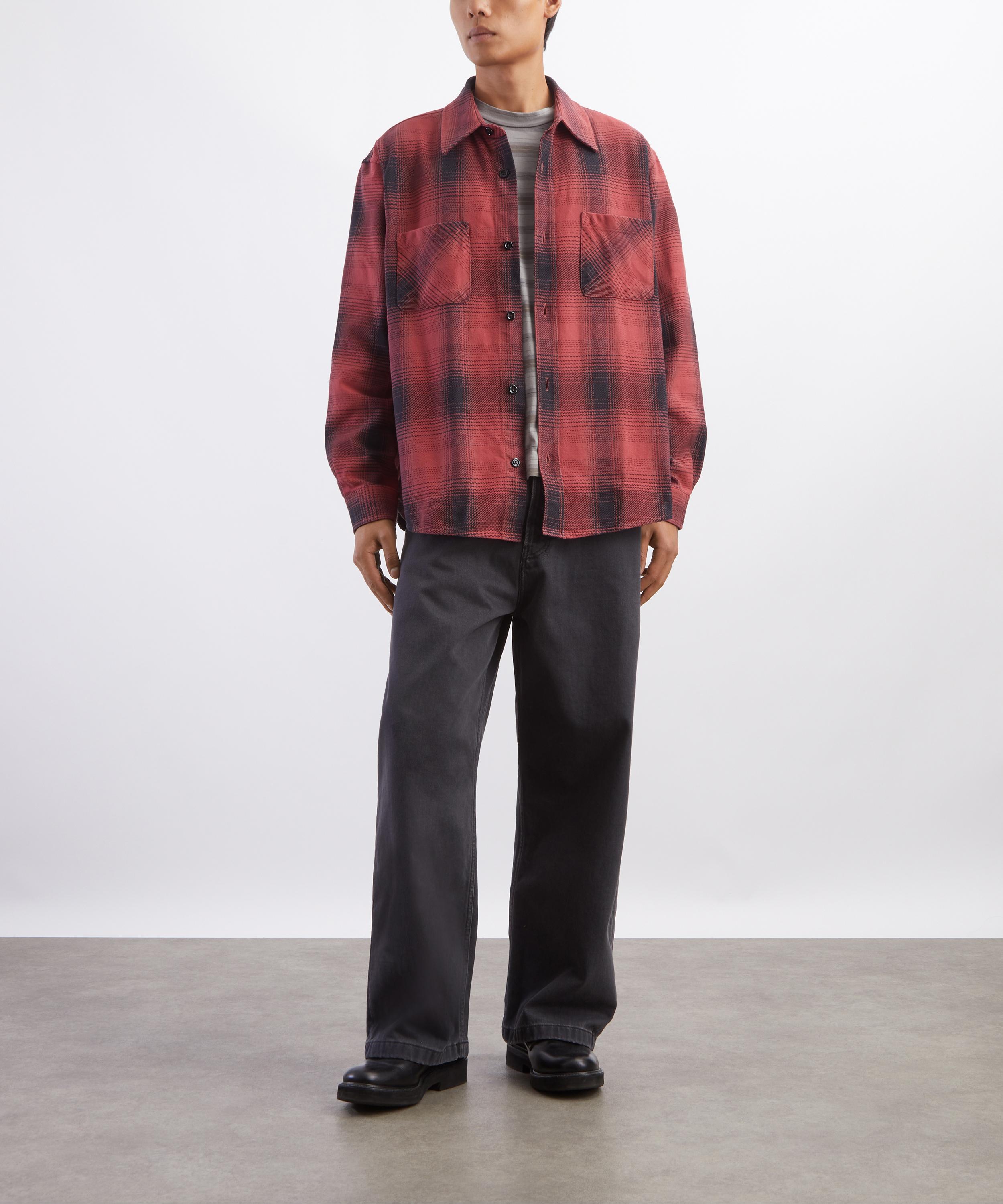 Our Legacy - Red Checked Cotton Shirt image number 1