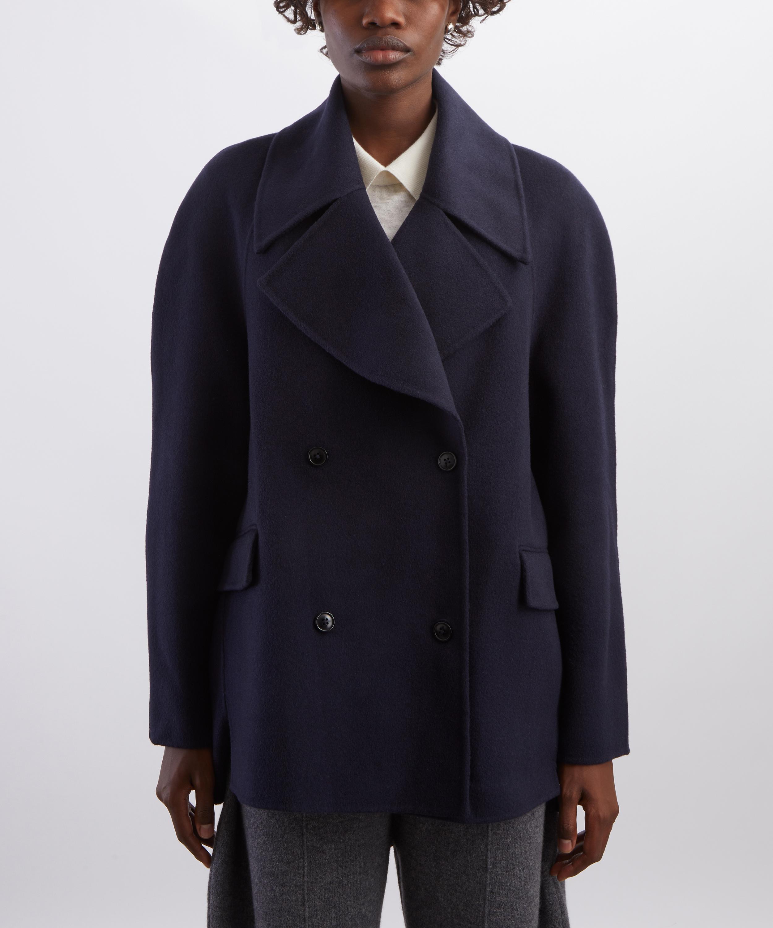 LOULOU DE SAISON - Neil Double-Breasted Wool-Cashmere Jacket image number 2