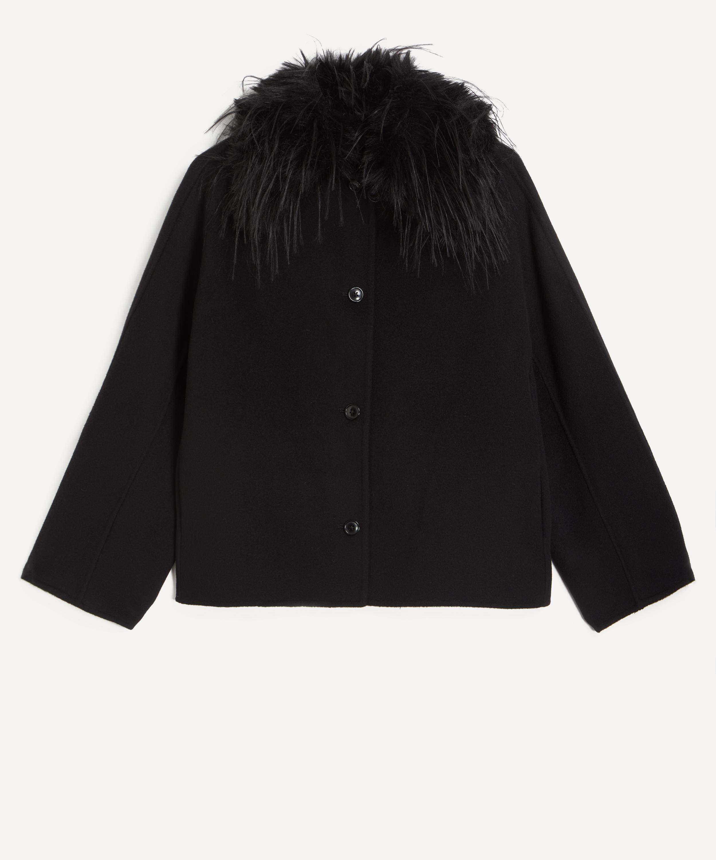 LOULOU DE SAISON - Rafe Detachable Faux-Fur Collar Jacket