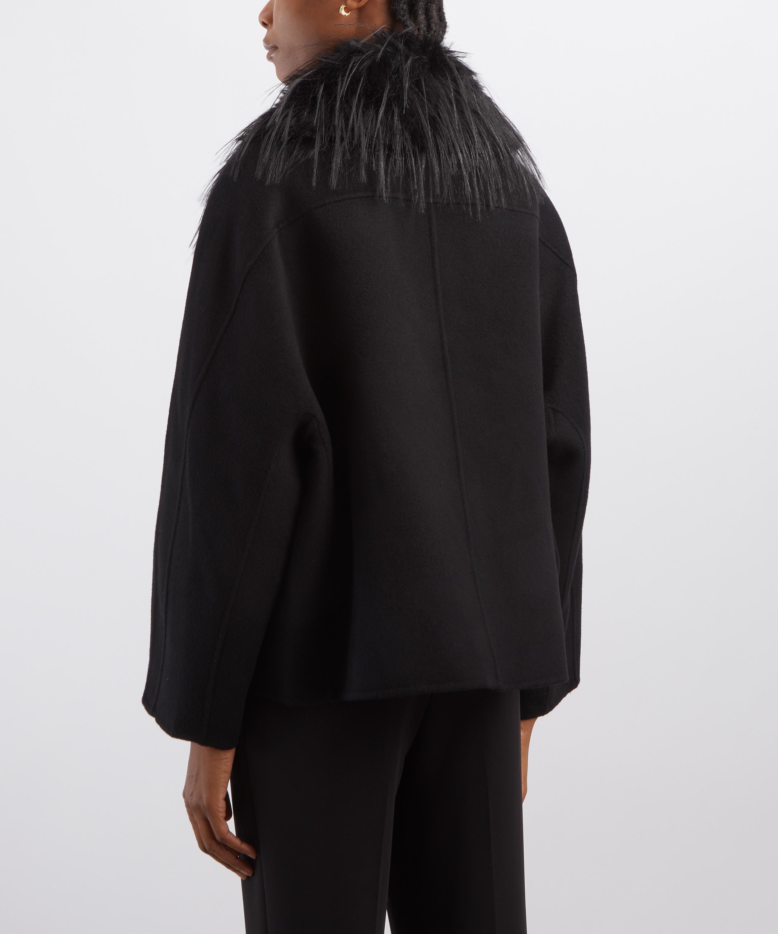 LOULOU DE SAISON - Rafe Detachable Faux-Fur Collar Jacket image number 3