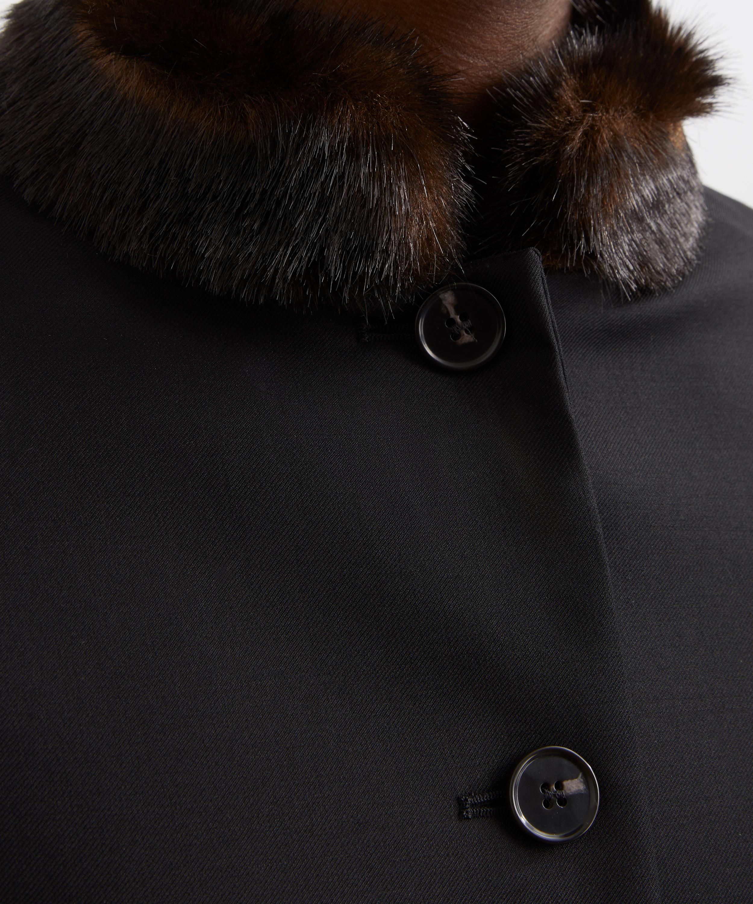 LOULOU DE SAISON - Goa Virgin Wool Fur-Trimmed Jacket image number 4