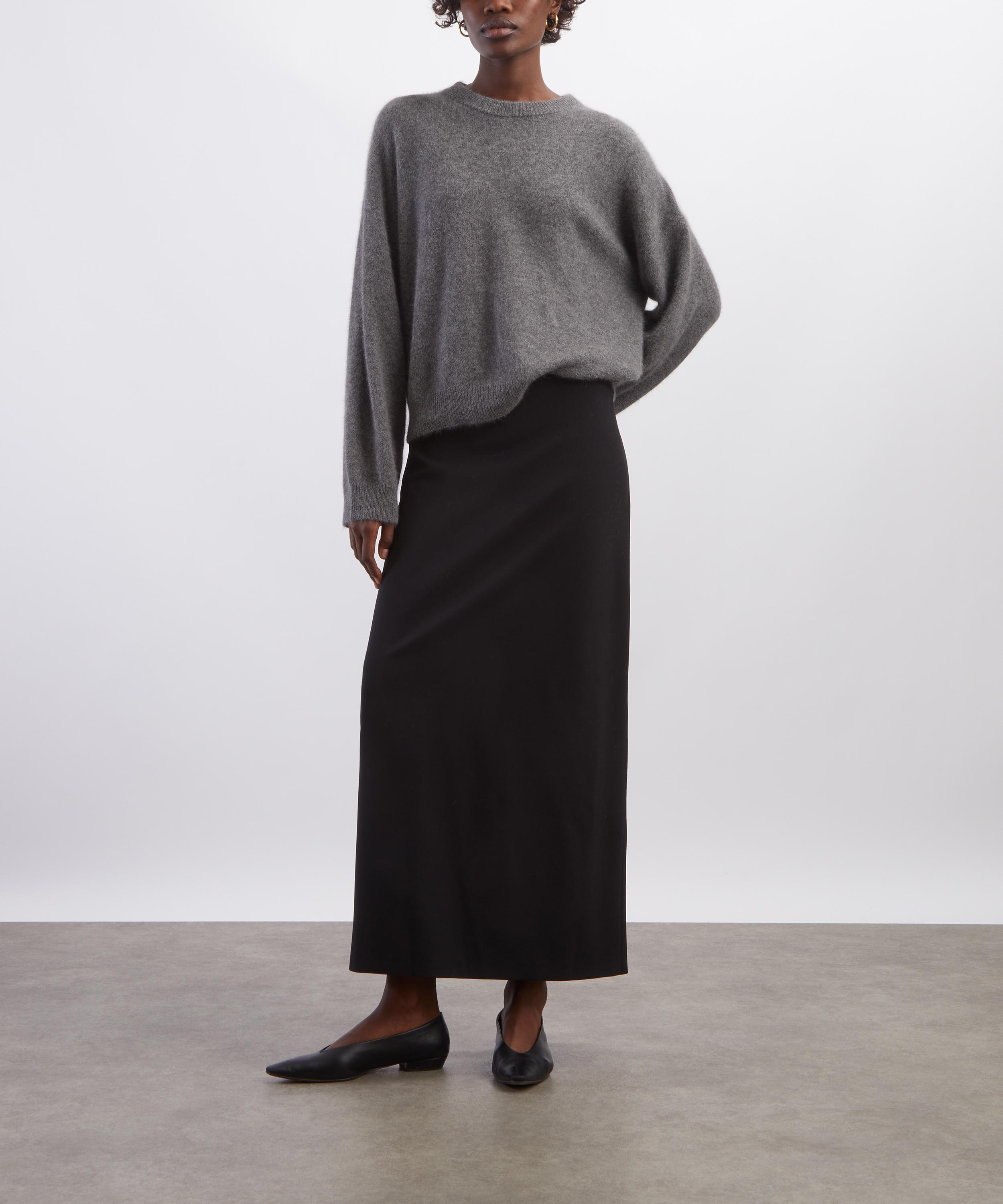LOULOU DE SAISON - Samos Grain de Poudre Maxi Skirt image number 1