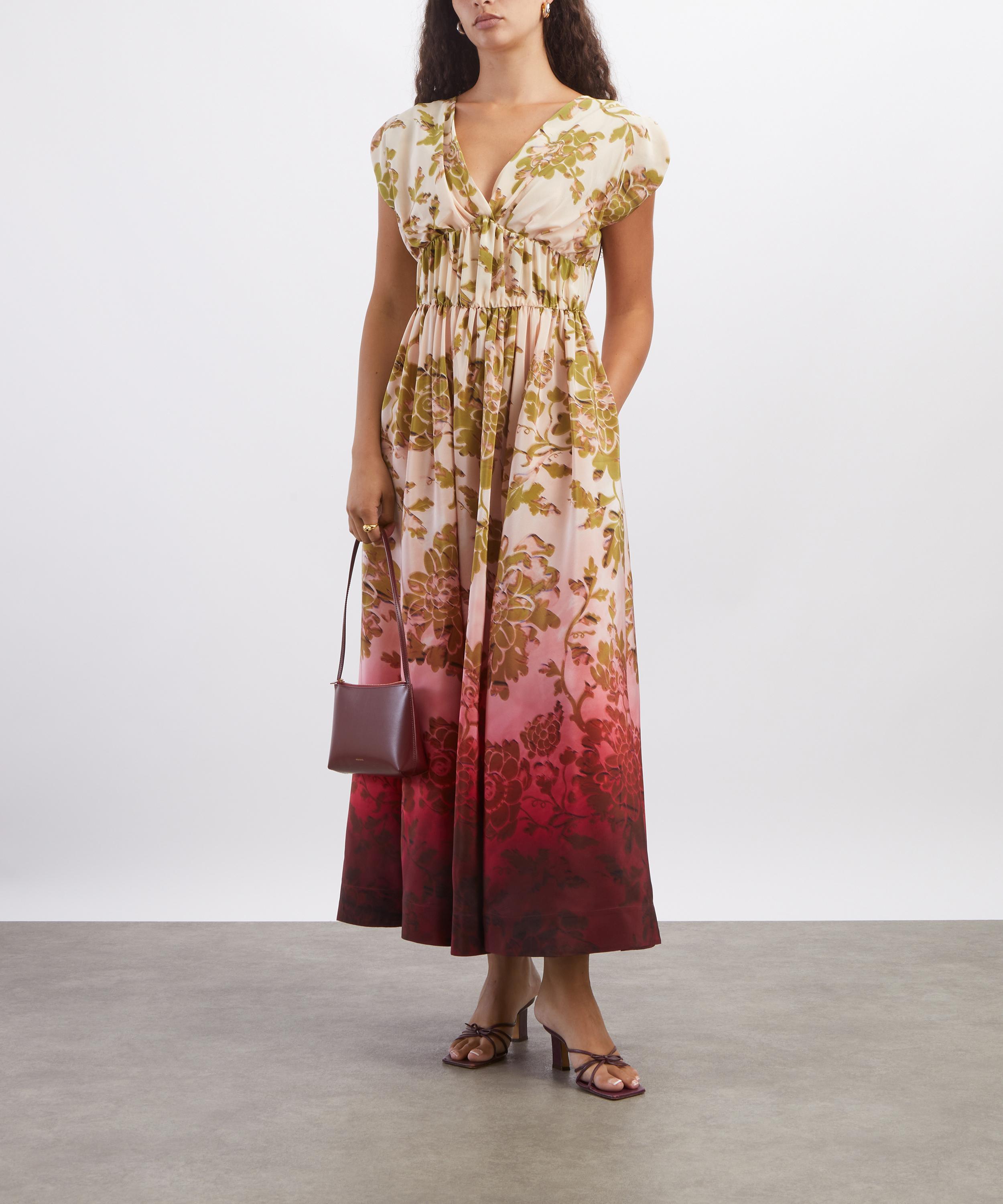 La DoubleJ - Waldorf Oasis Ombr&eacute; Plac&eacute;e Dress image number 1