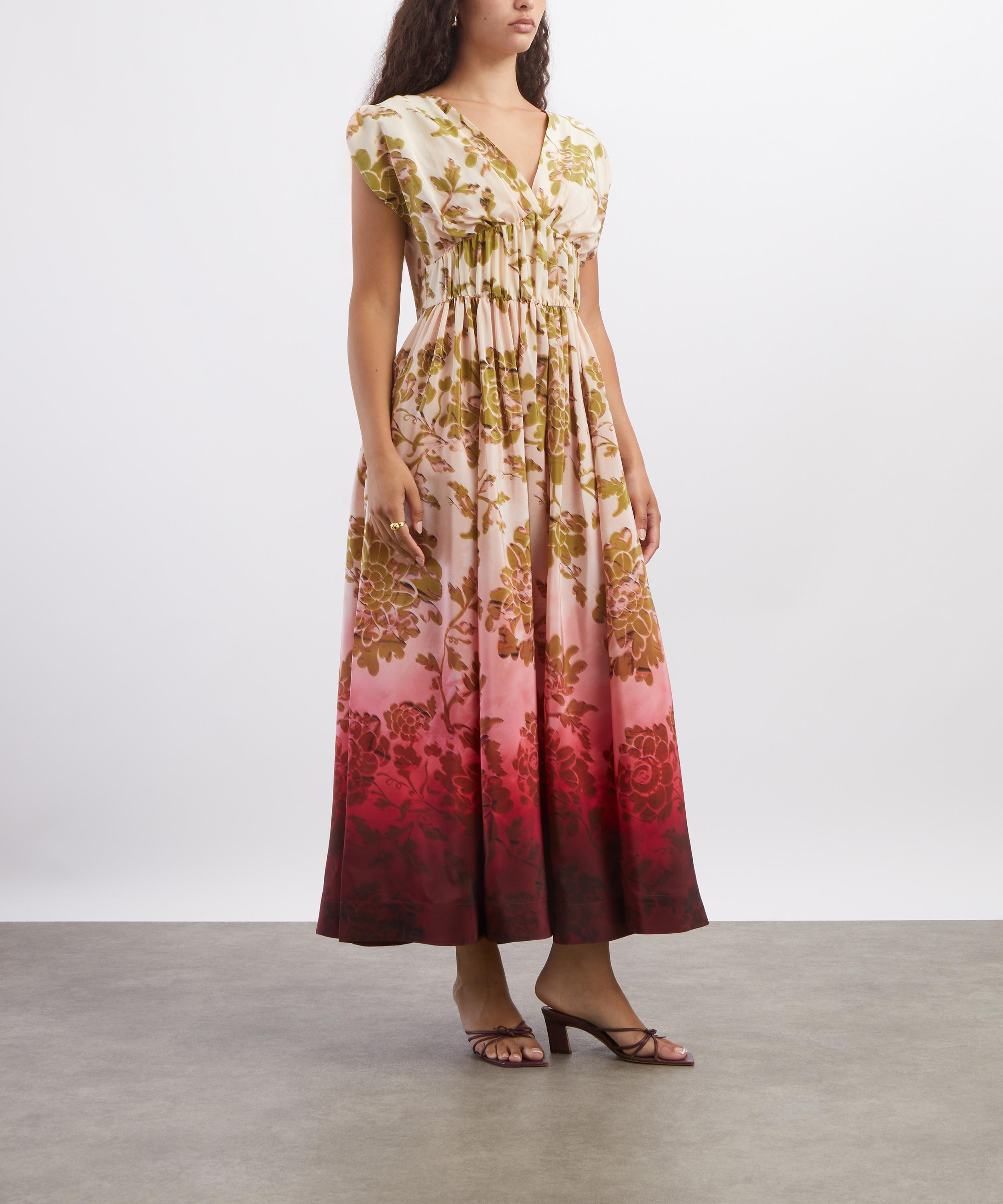 La DoubleJ - Waldorf Oasis Ombr&eacute; Plac&eacute;e Dress image number 2