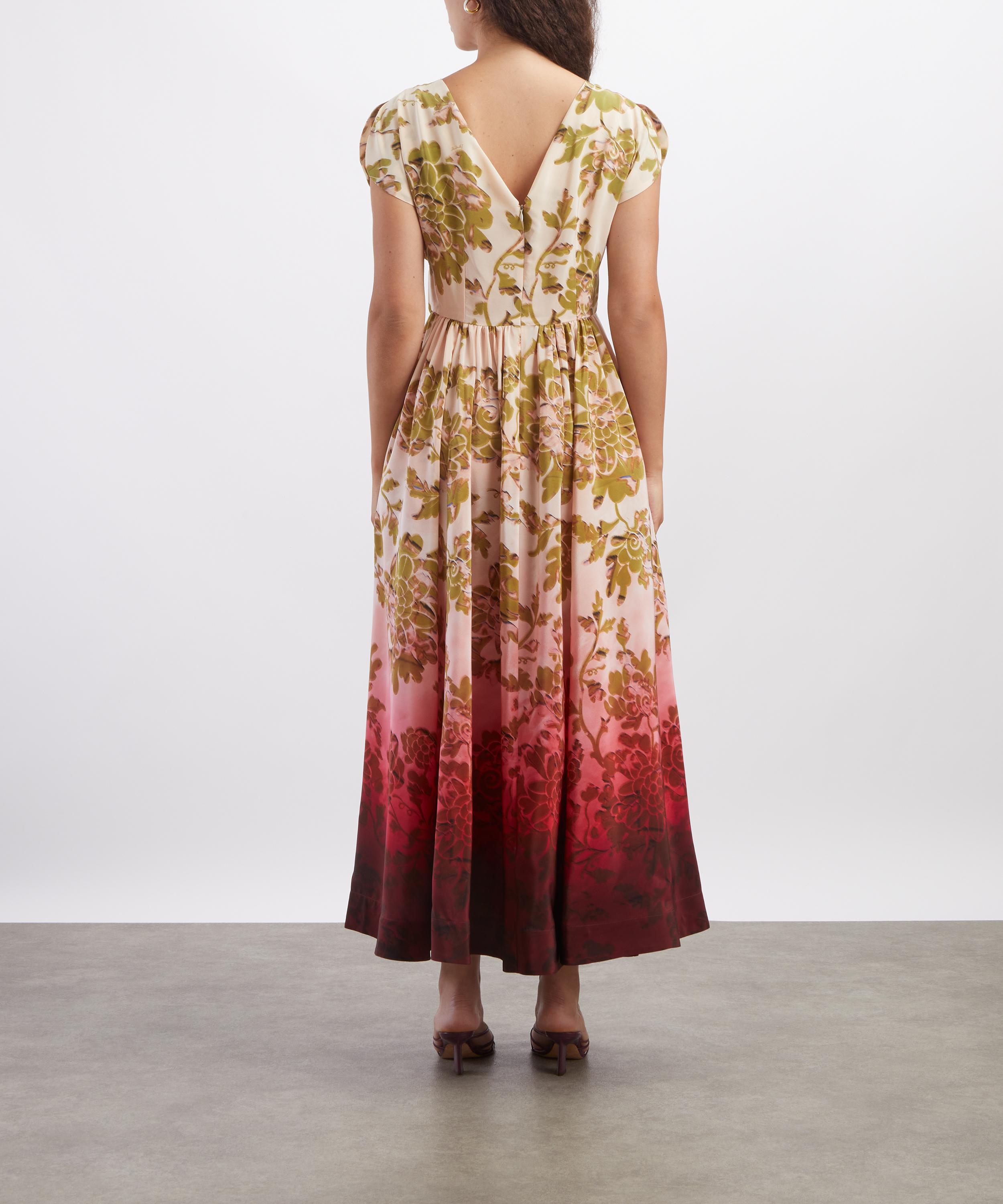 La DoubleJ - Waldorf Oasis Ombr&eacute; Plac&eacute;e Dress image number 3