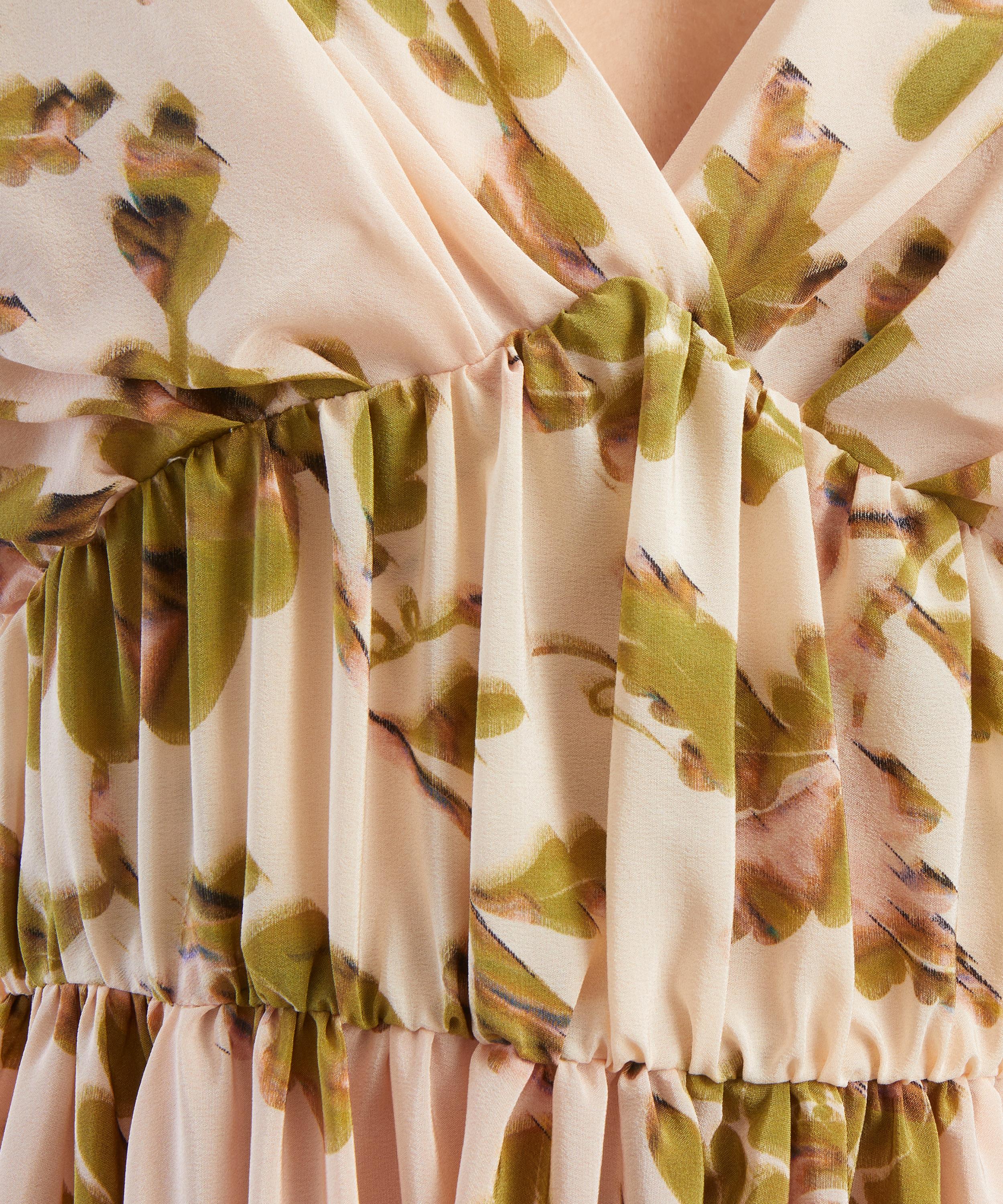 La DoubleJ - Waldorf Oasis Ombr&eacute; Plac&eacute;e Dress image number 4