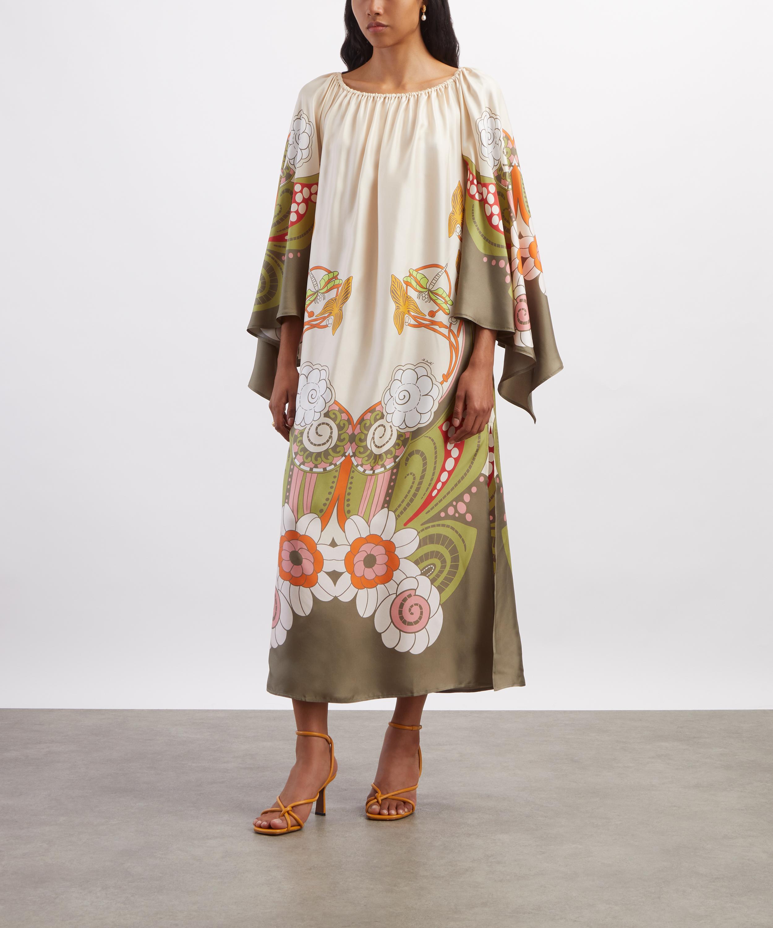La DoubleJ - Goddess Ambrosia Silk Twill Dress image number 2