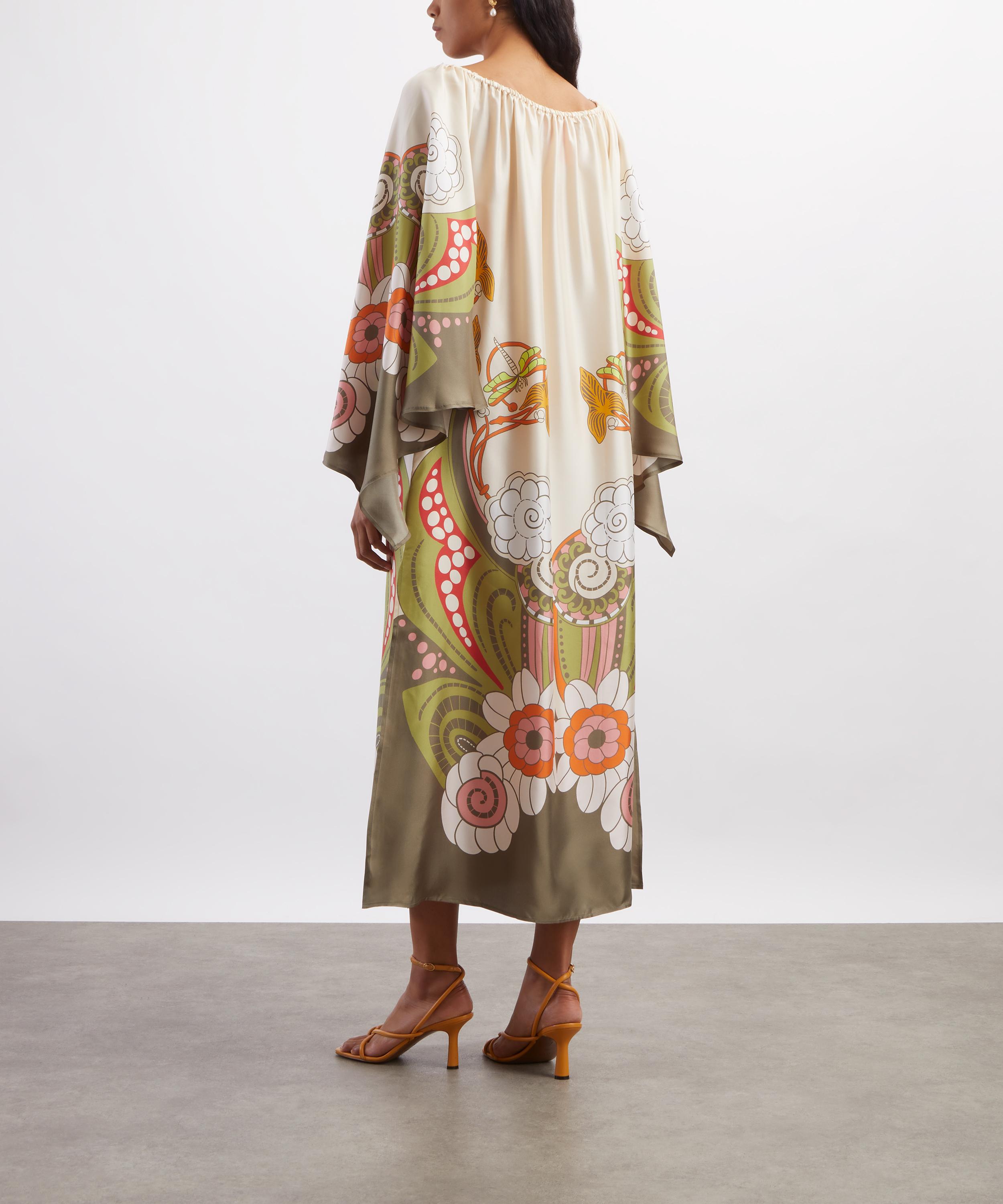 La DoubleJ - Goddess Ambrosia Silk Twill Dress image number 3