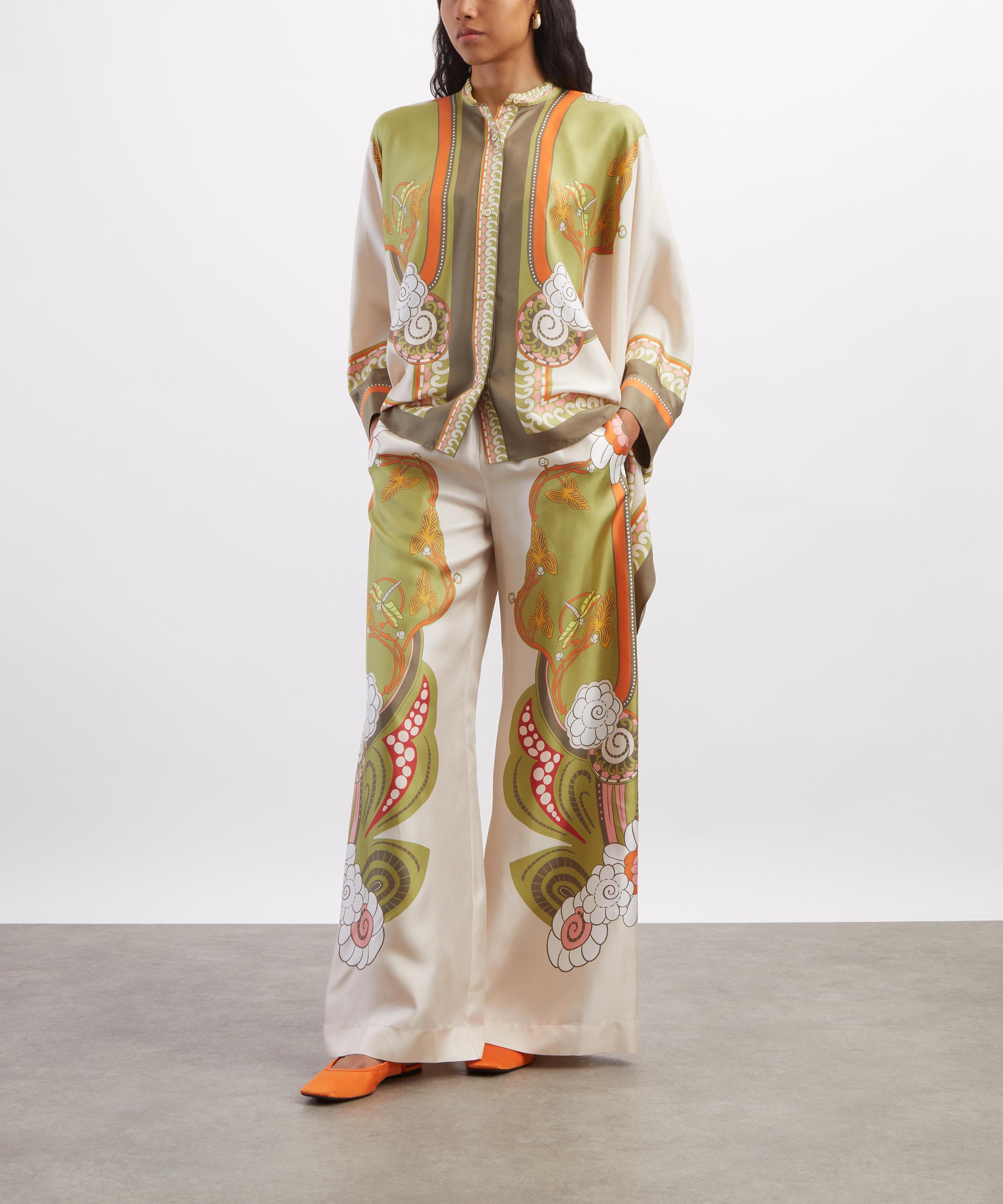 La DoubleJ - Foulard Ambrosia Silk Twill Shirt image number 1