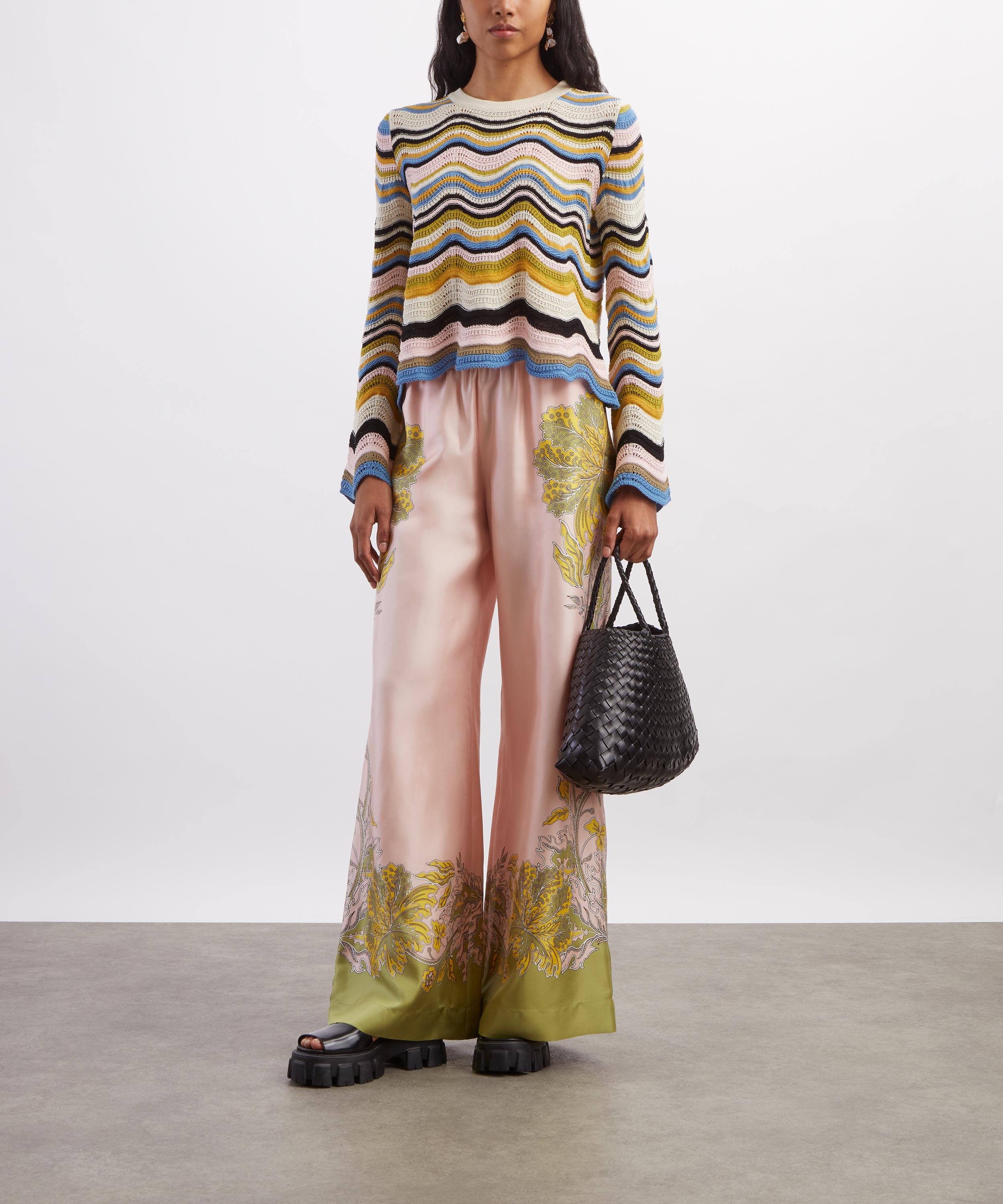 La DoubleJ - Chevron Crop Jumper image number 1