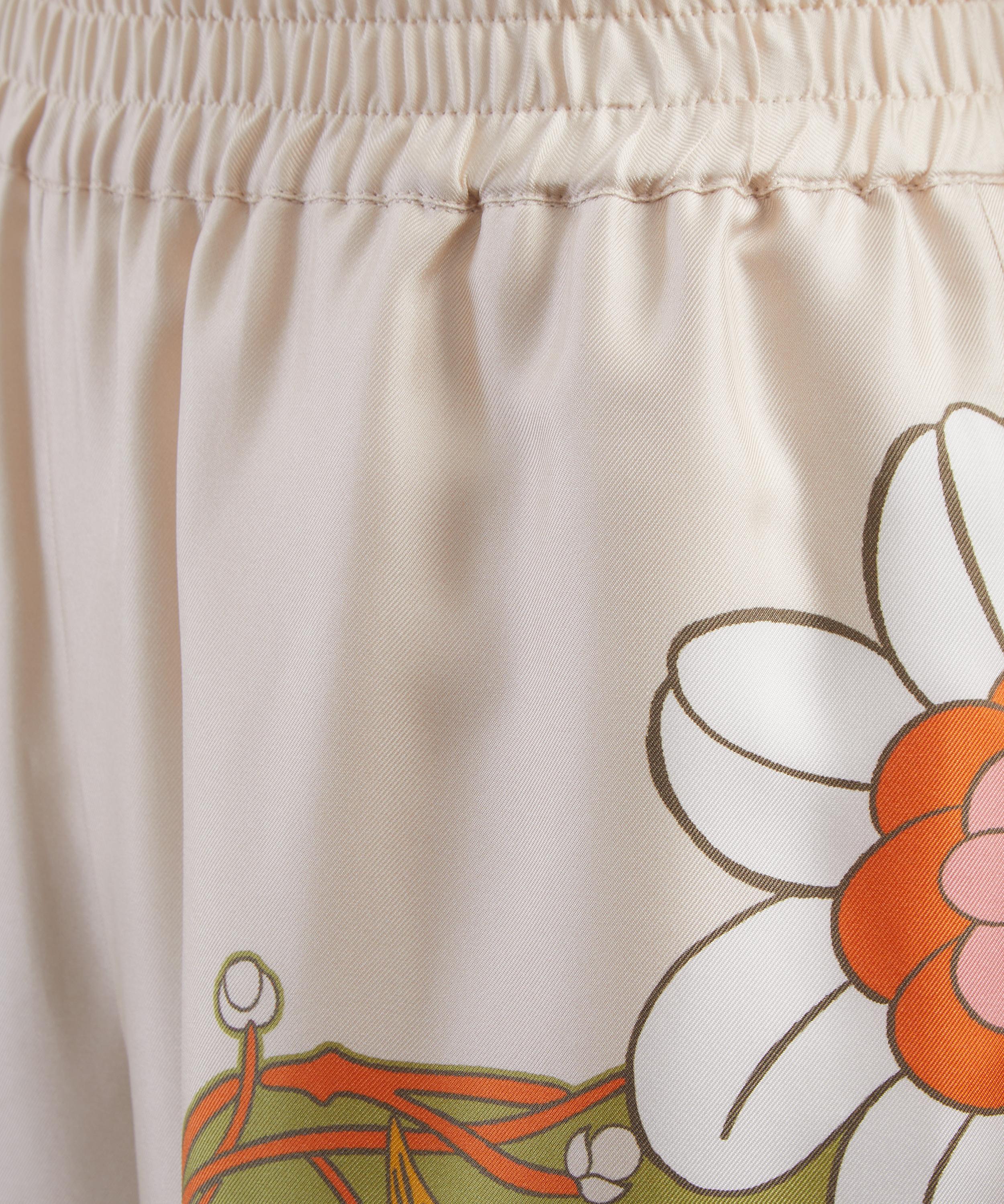 La DoubleJ - Palazzo Ambrosia Silk Twill Trousers image number 4