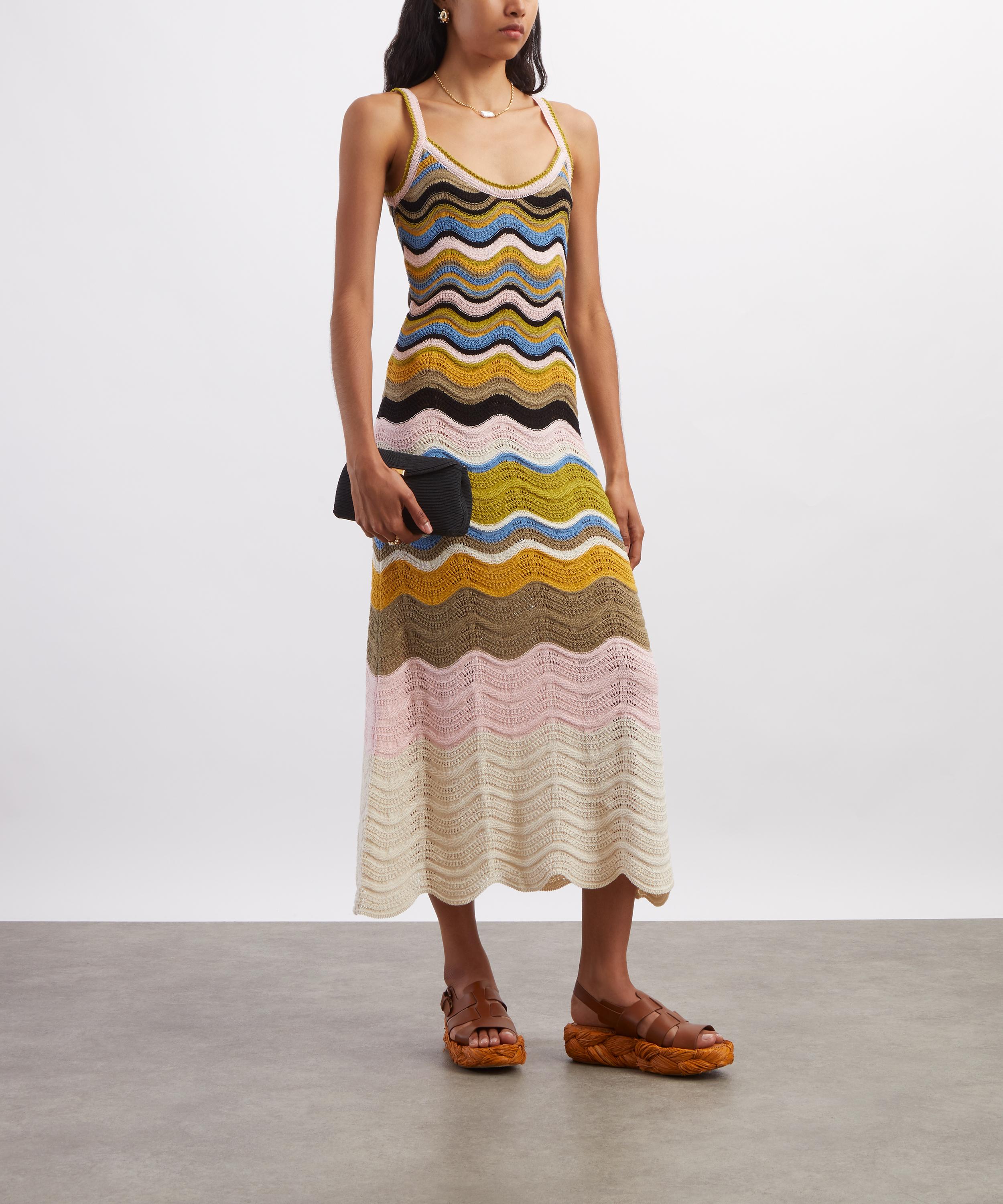 La DoubleJ - Chevron Knitted Sundress image number 1
