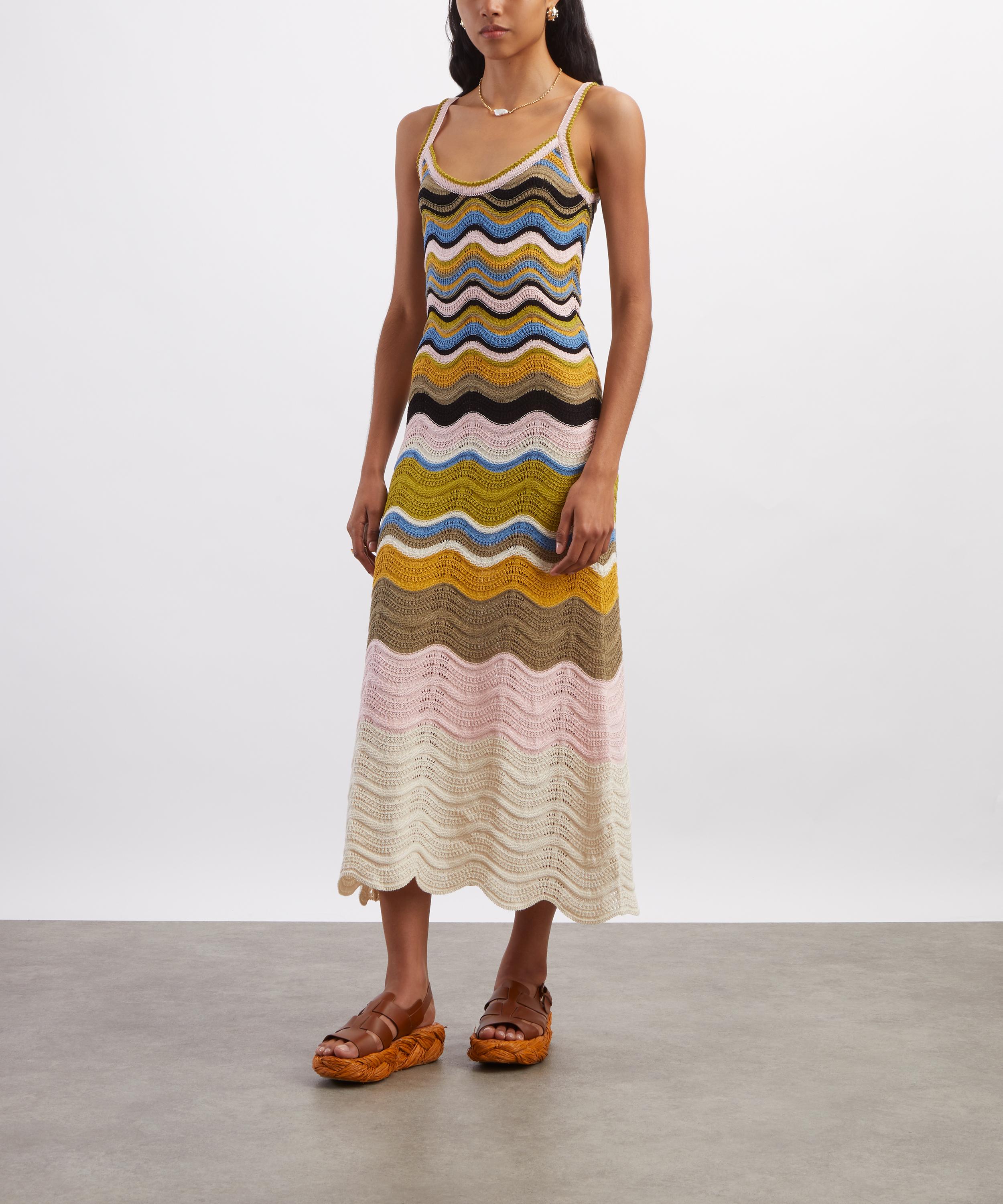 La DoubleJ - Chevron Knitted Sundress image number 2