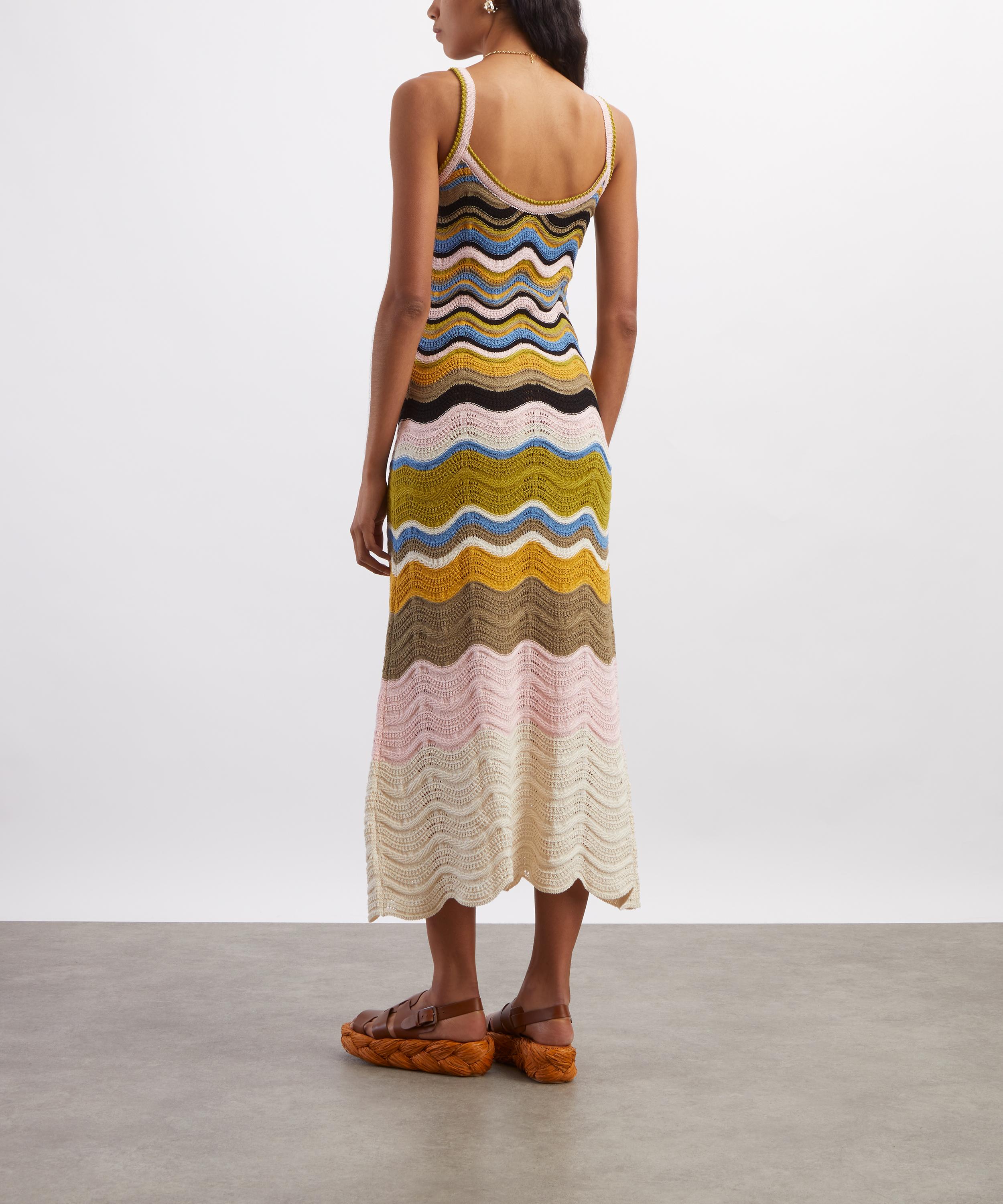 La DoubleJ - Chevron Knitted Sundress image number 3