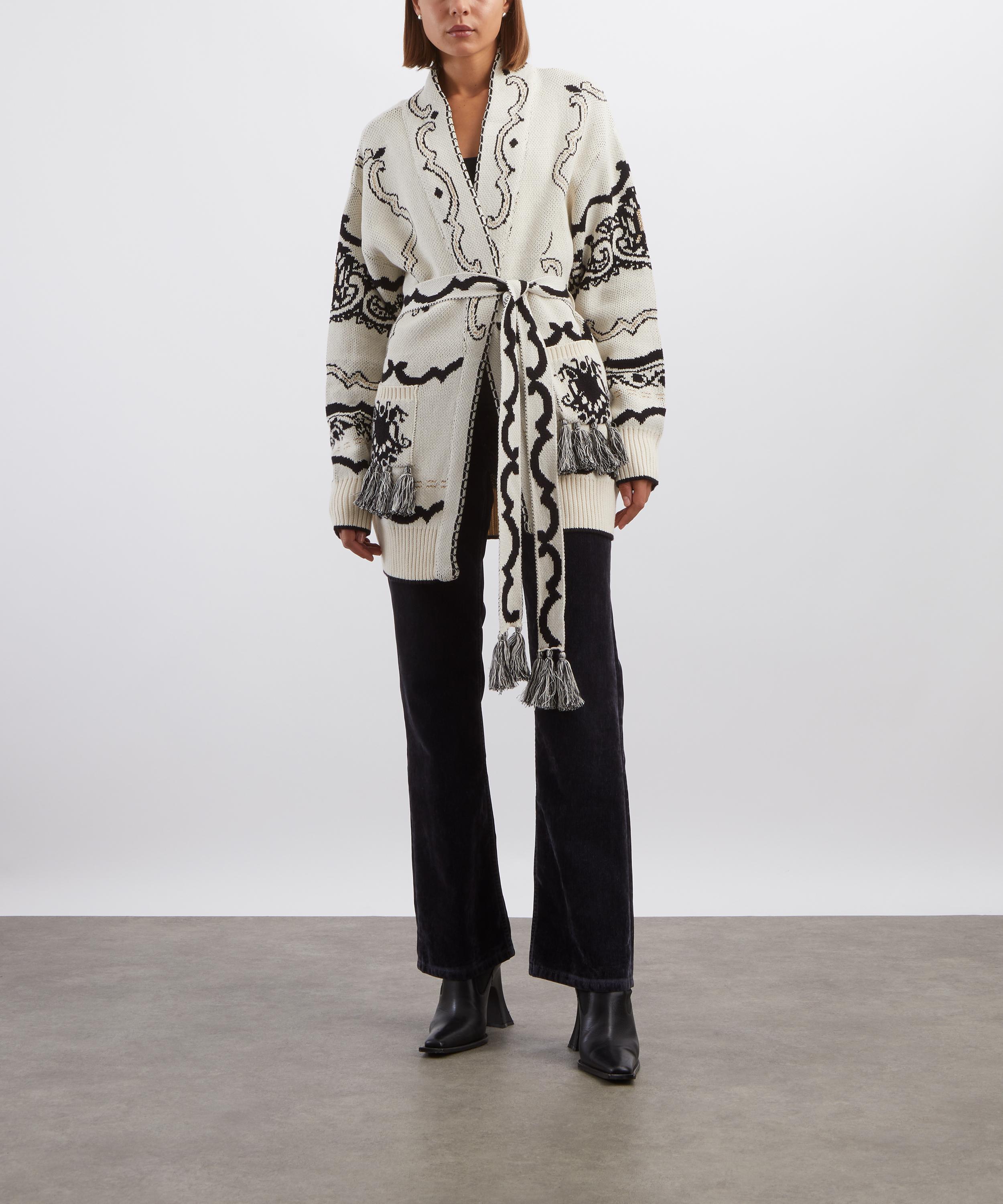 Scarlett Poppies - Guri Jacquard Cotton Cardigan image number 1