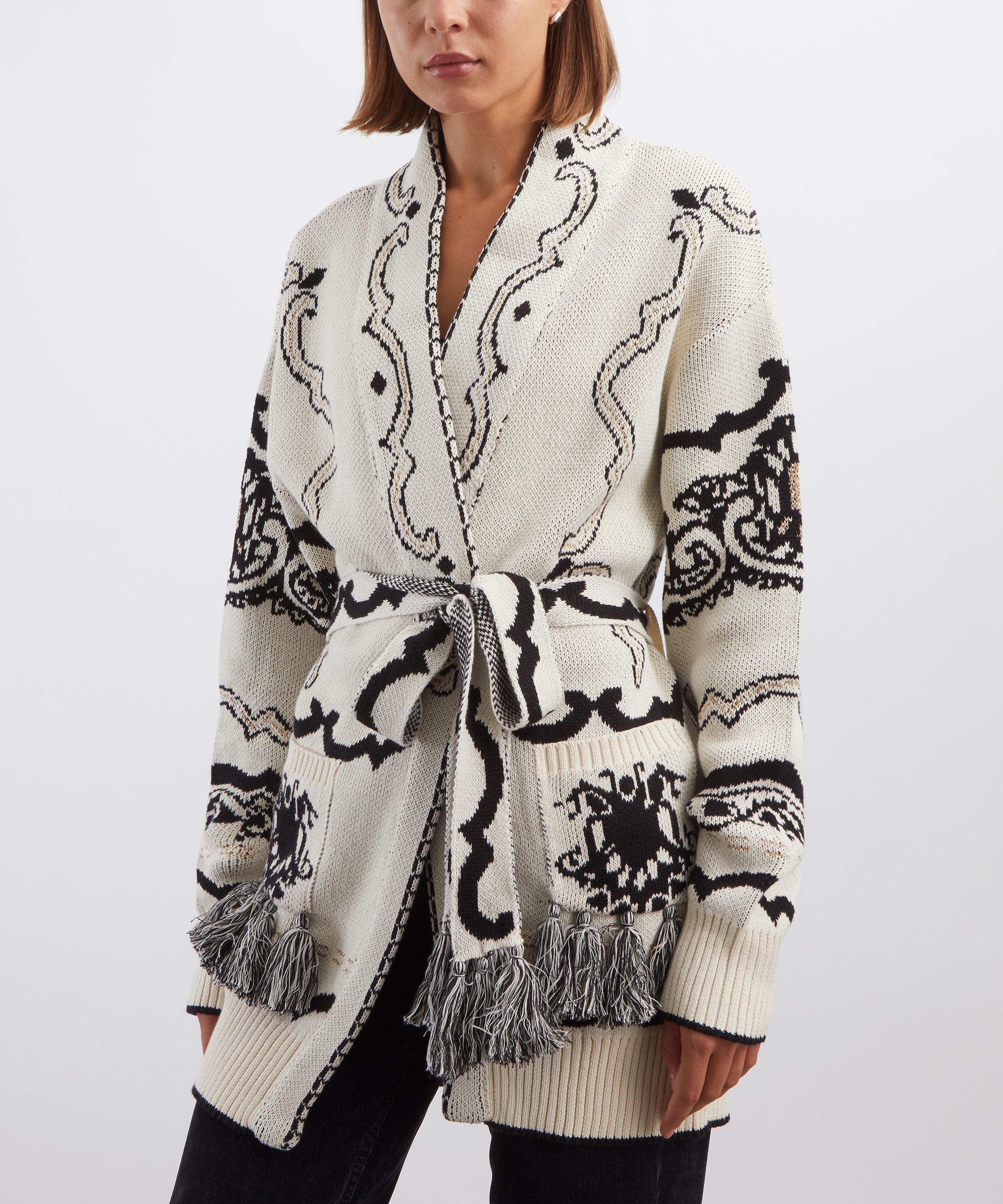 Scarlett Poppies - Guri Jacquard Cotton Cardigan image number 2