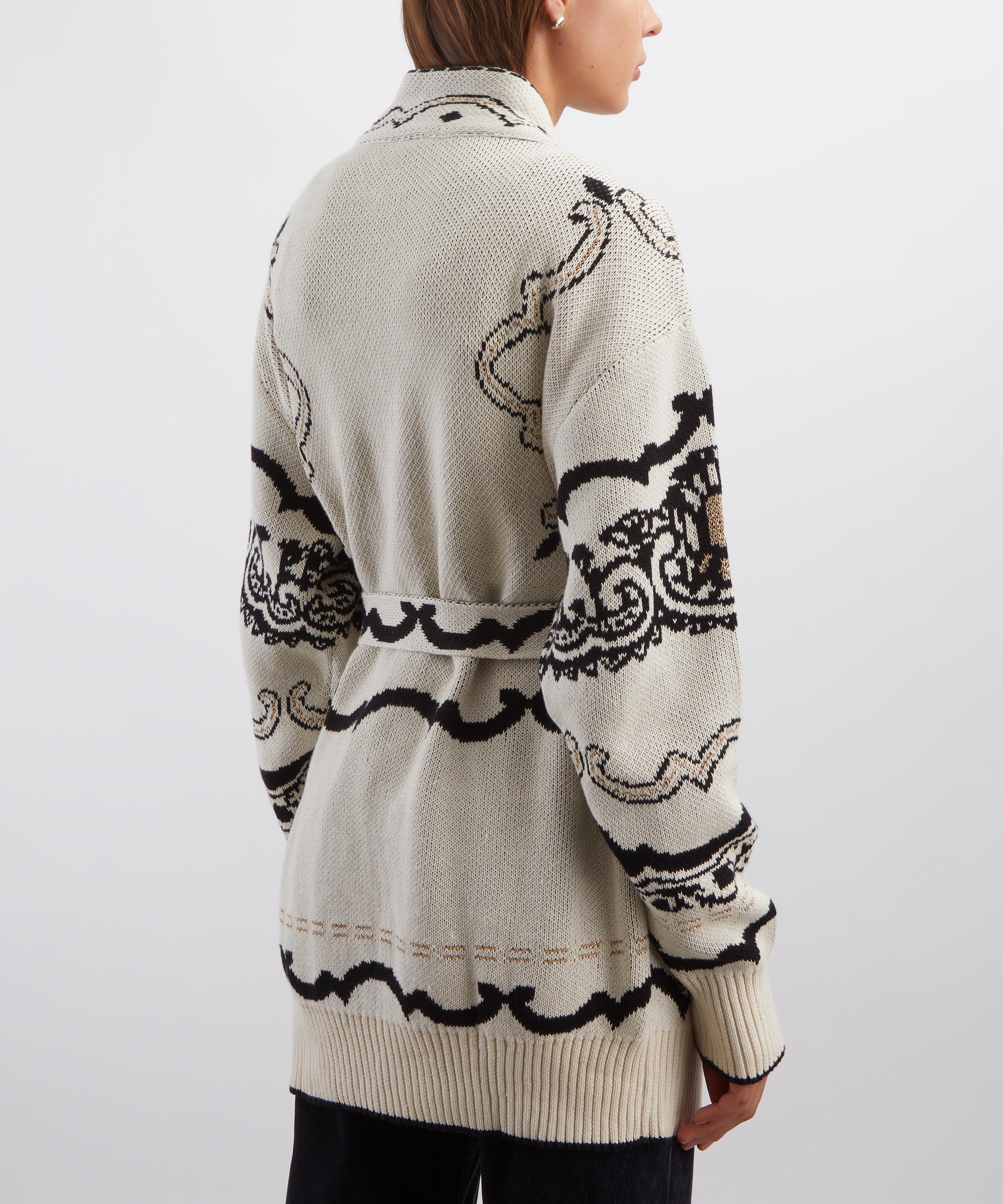 Scarlett Poppies - Guri Jacquard Cotton Cardigan image number 3