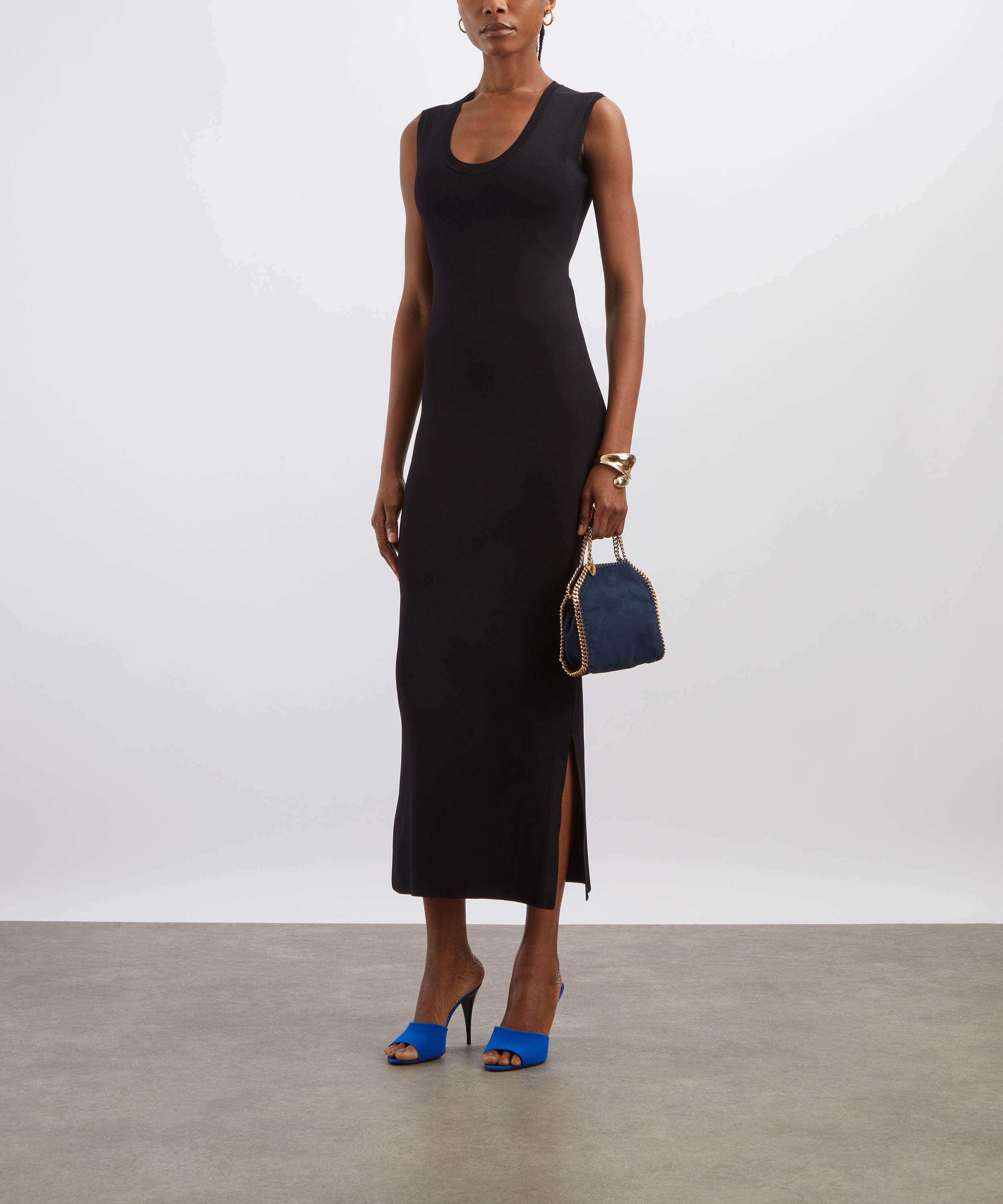 Stella McCartney - Compact Knit Maxi Dress in Black image number 1