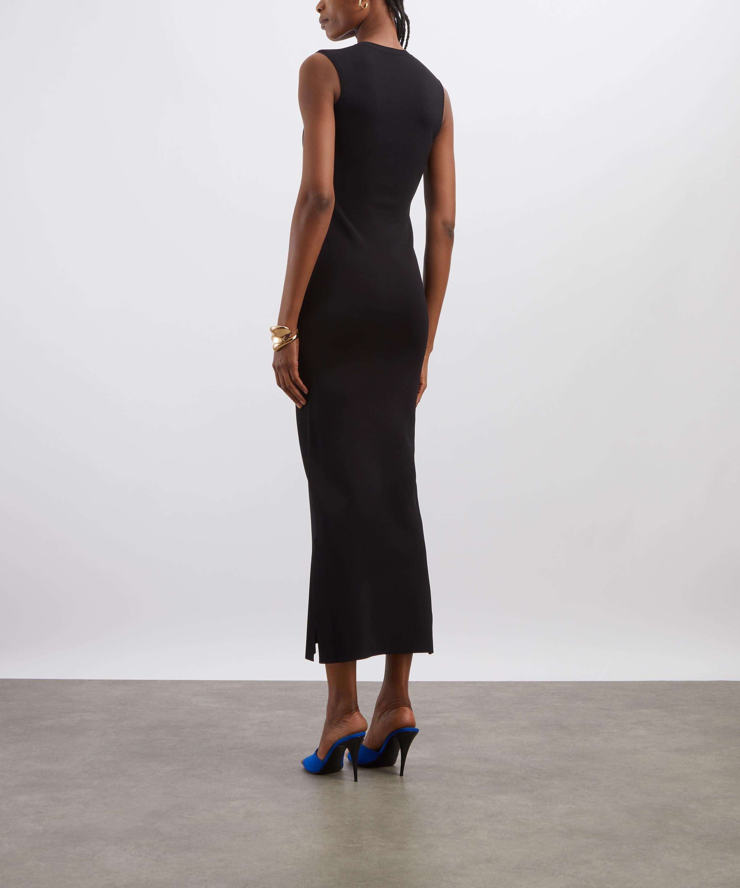 Stella McCartney - Compact Knit Maxi Dress in Black image number 3