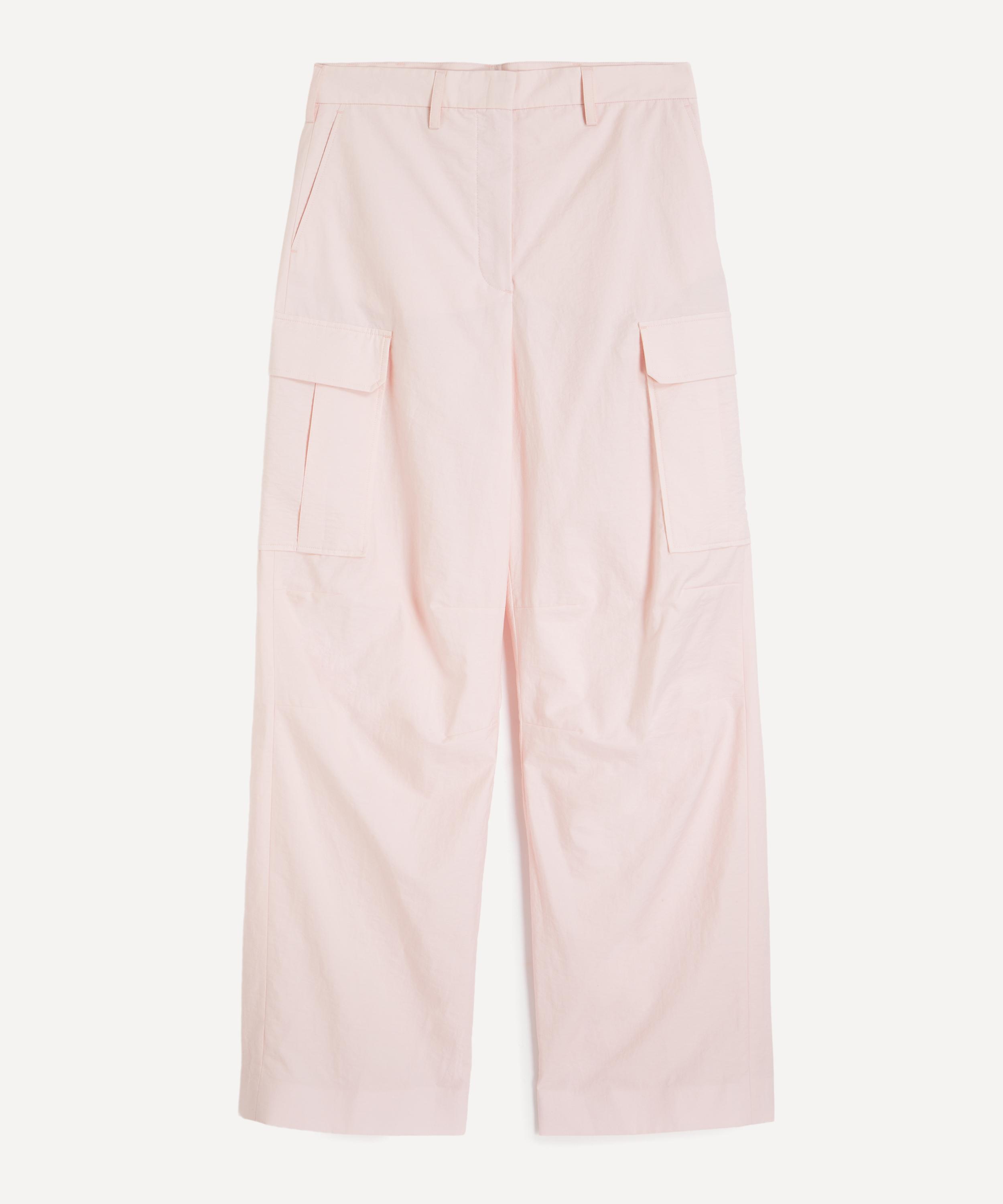 Stella McCartney - Pink Cotton Cargo Trousers image number 0