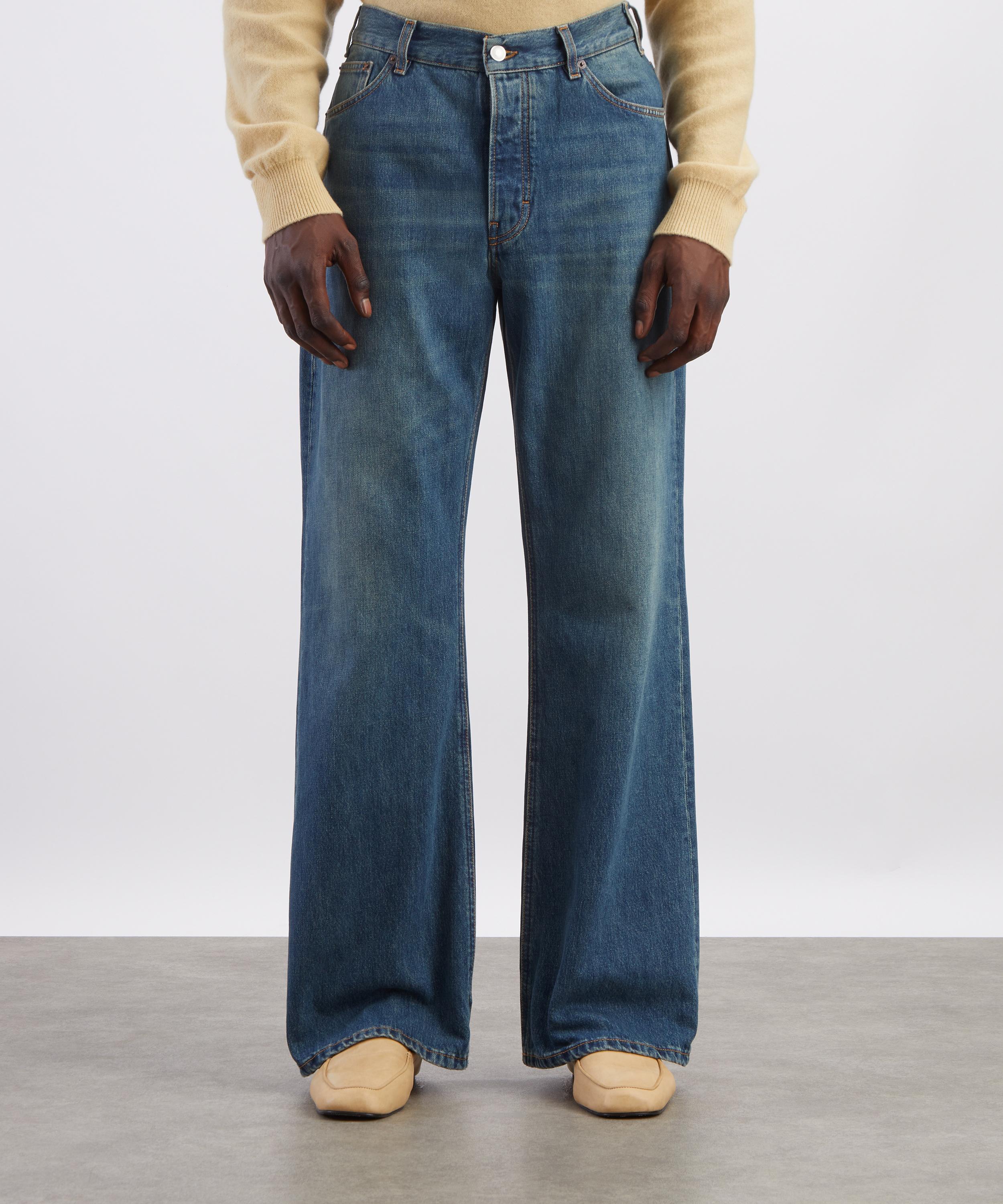 JEANERICA - Appia Bootcut Jeans in Tinta Verde image number 2