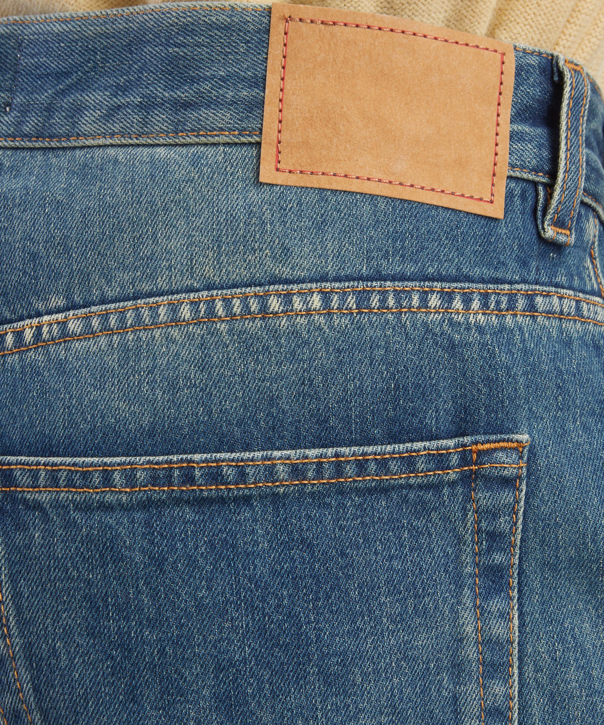 JEANERICA - Appia Bootcut Jeans in Tinta Verde image number 4