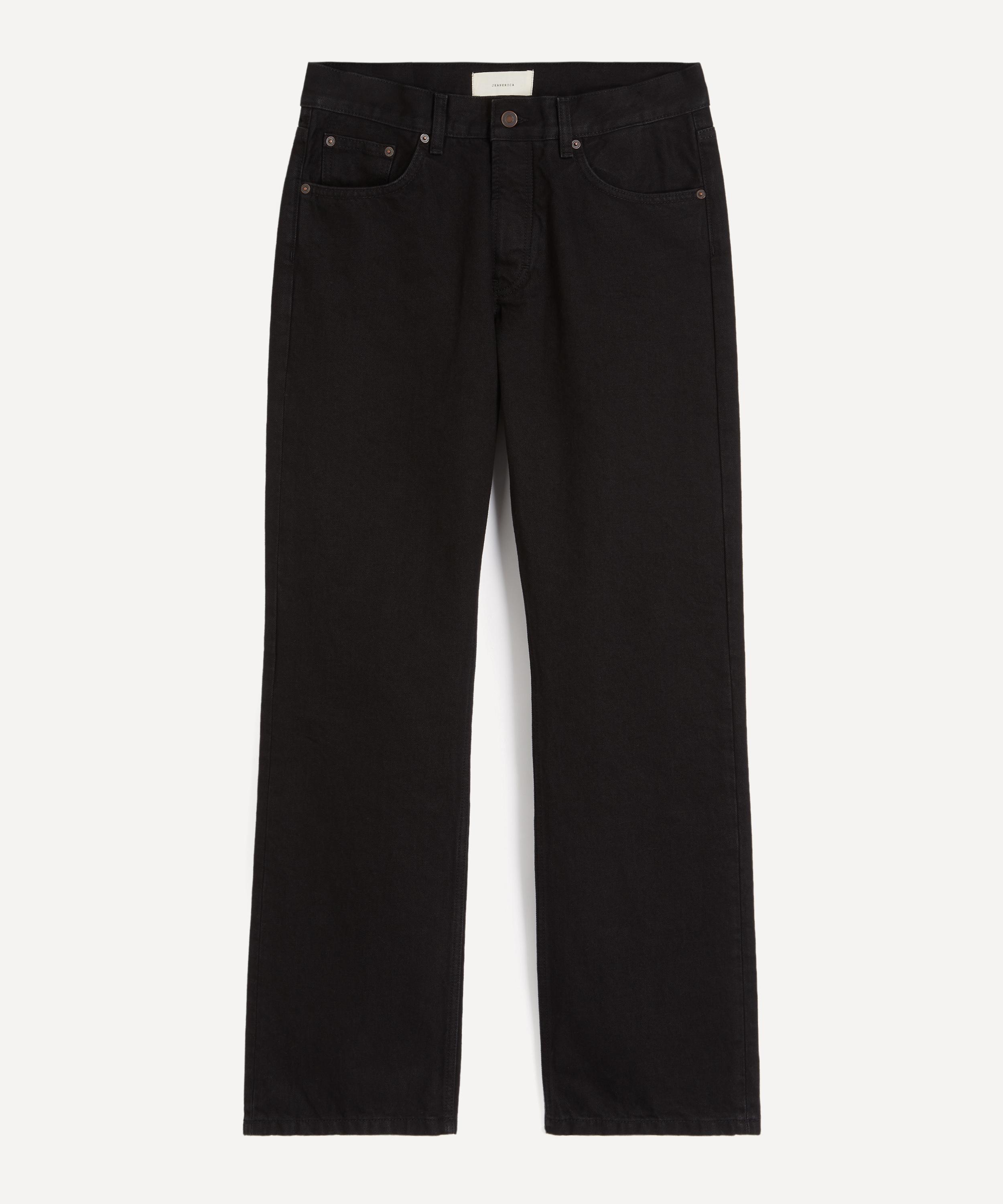 JEANERICA - Arrow Straight-Leg Jeans in Black Rinse image number 0