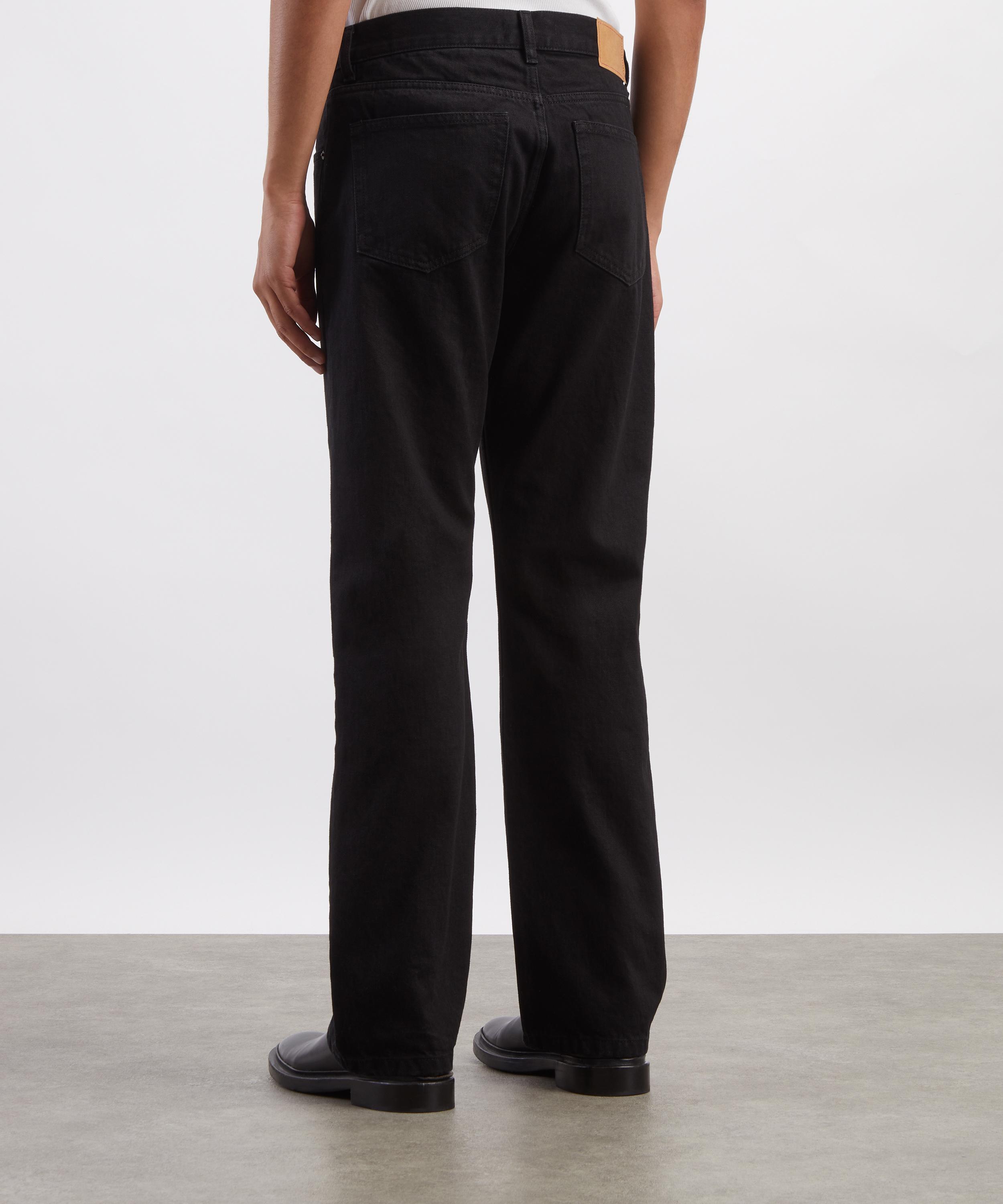 JEANERICA - Arrow Straight-Leg Jeans in Black Rinse image number 3