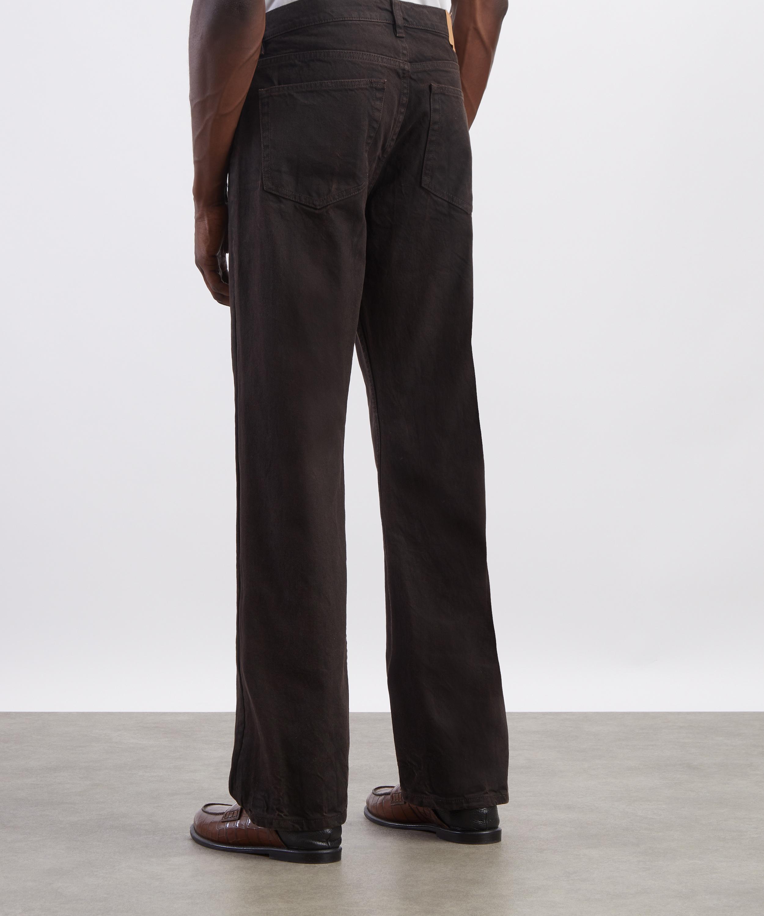 JEANERICA - Arrow Straight-Leg Jeans in Brown Vein image number 3