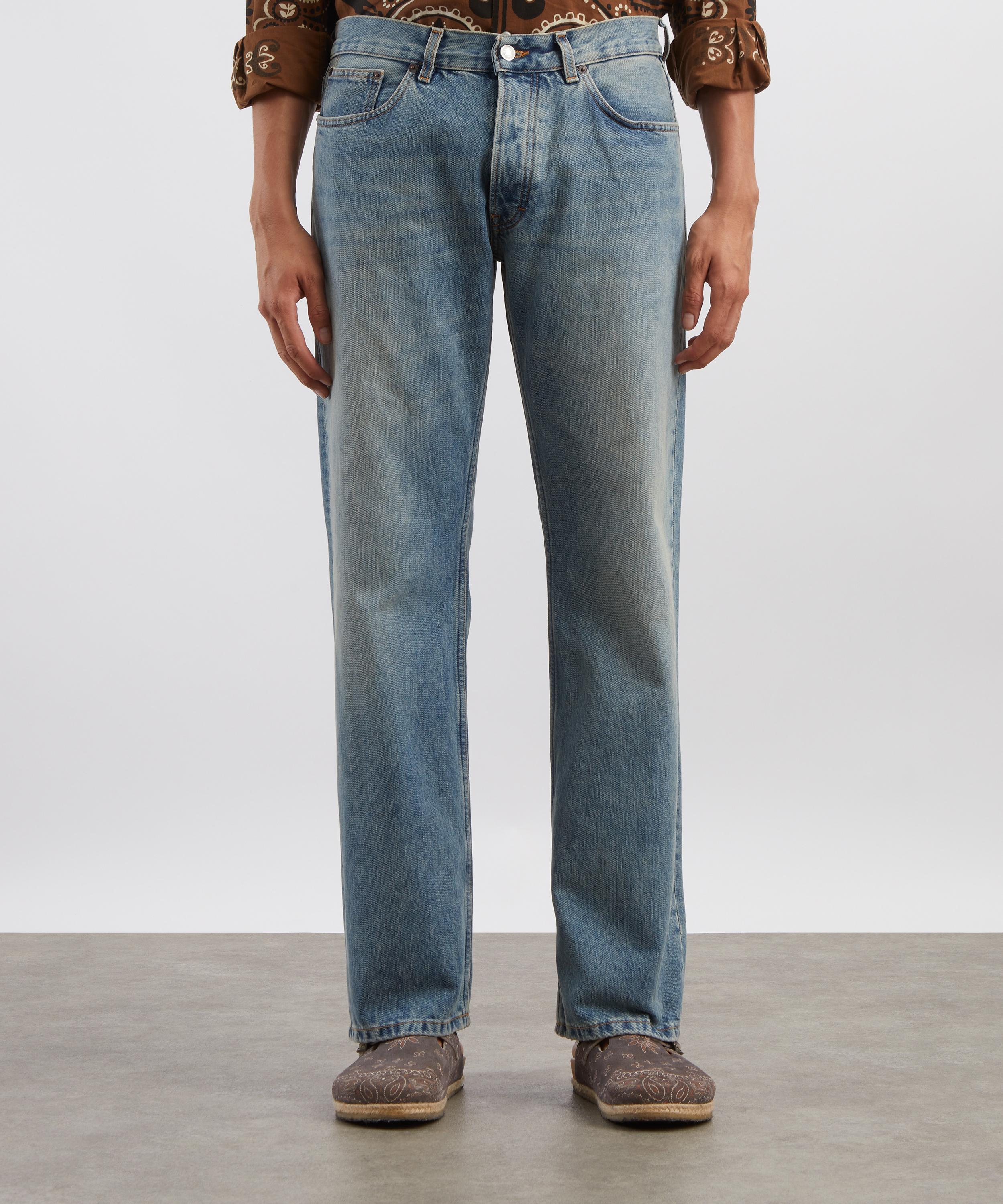 JEANERICA - Arrow Straight-Leg Jeans in Light Fresco image number 2
